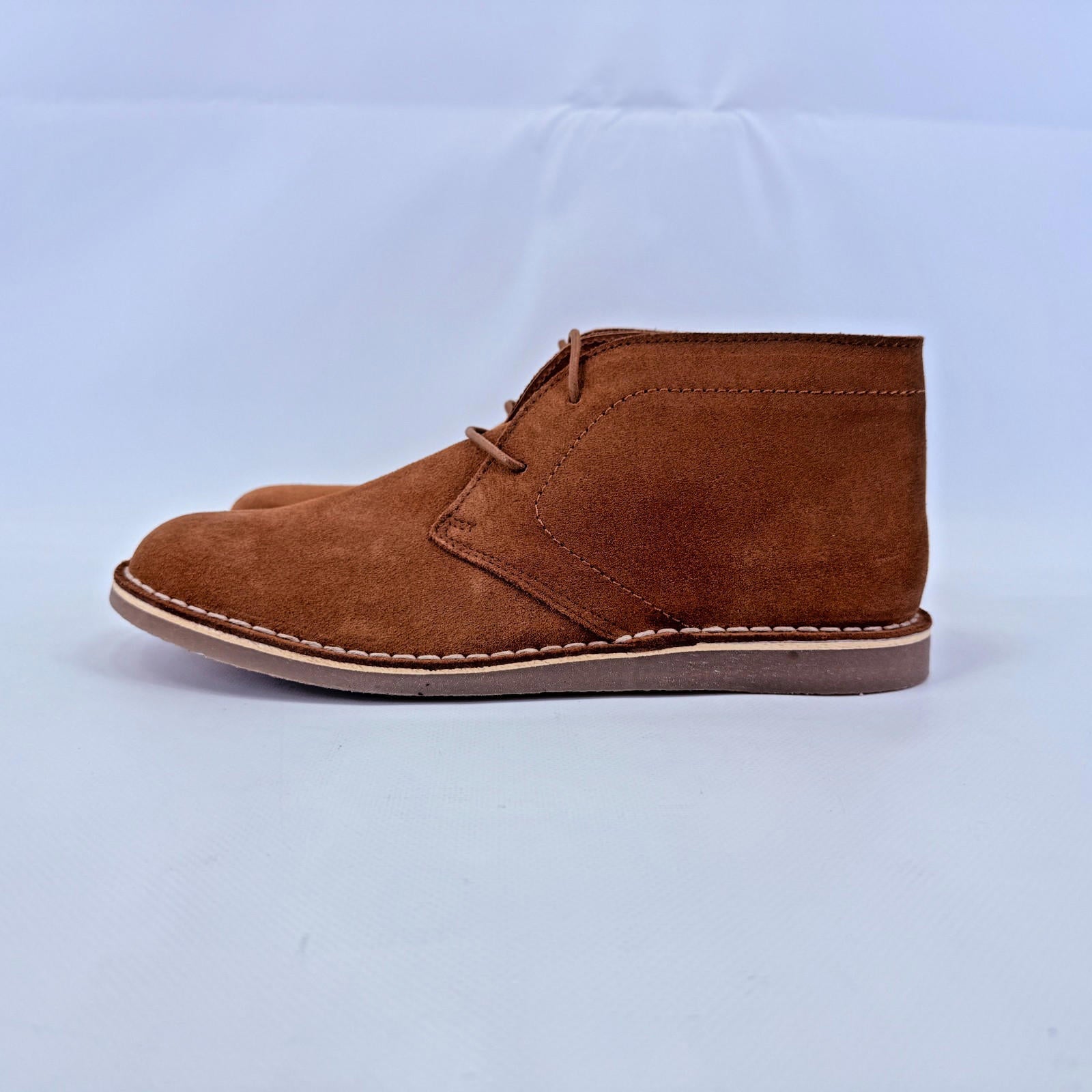 Delicious Junction Crowley Suede Desert Boots in Ginger Brown size UK 9 EU 43