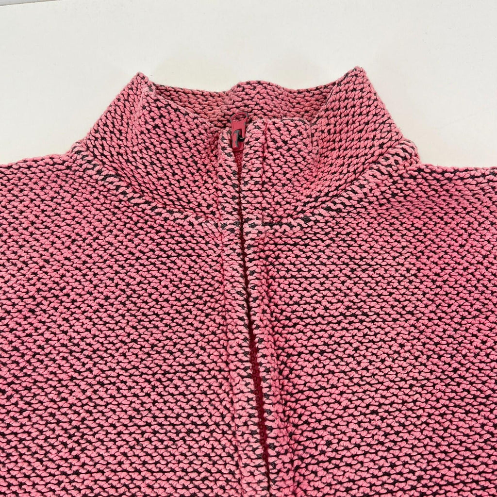 Weird Fish Macaroni Fleece Jacket Women's UK size 8 Full Zip Pink with Pockets