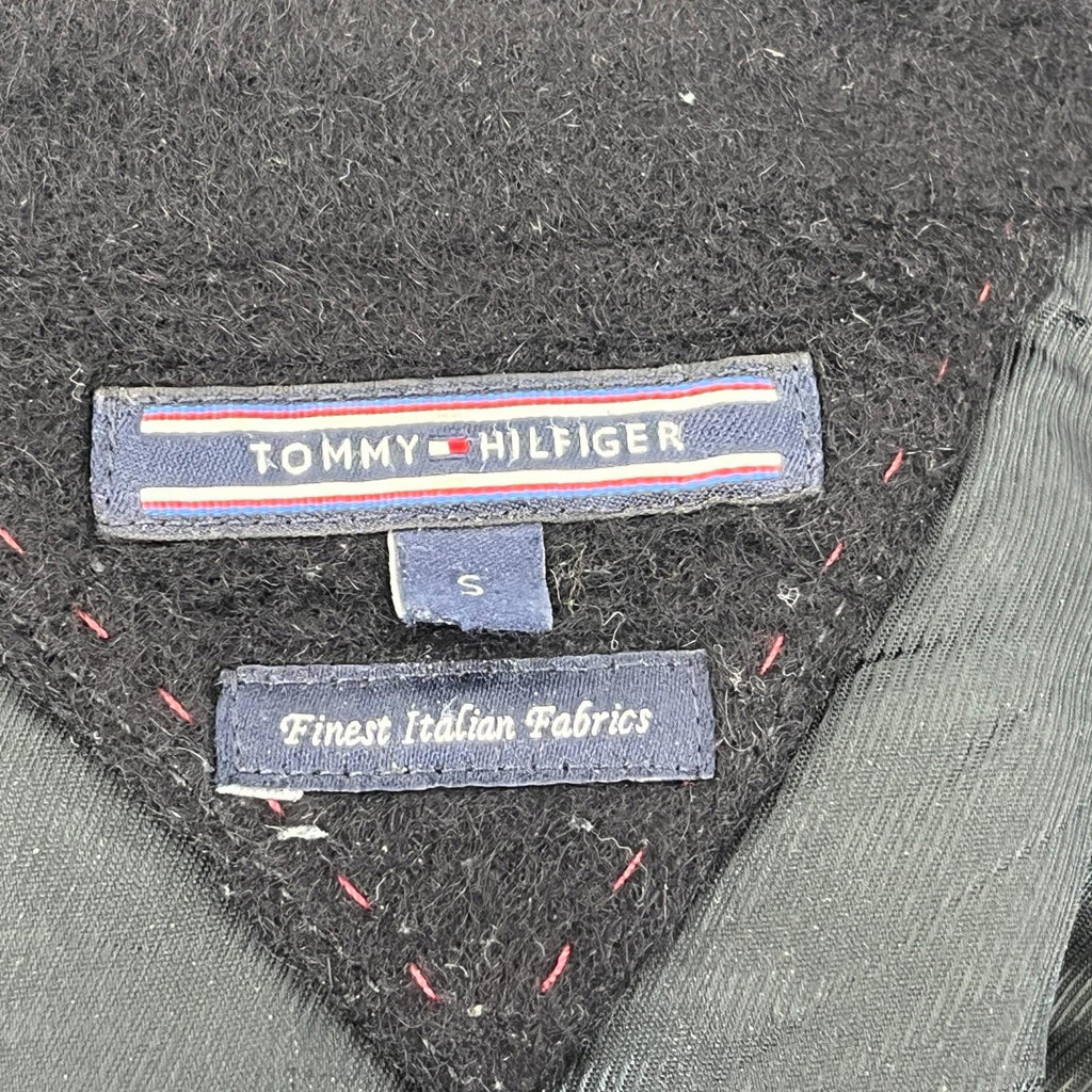 Tommy Hilfiger Women's Mohair Blend Coat Jacket size S Oversized Black