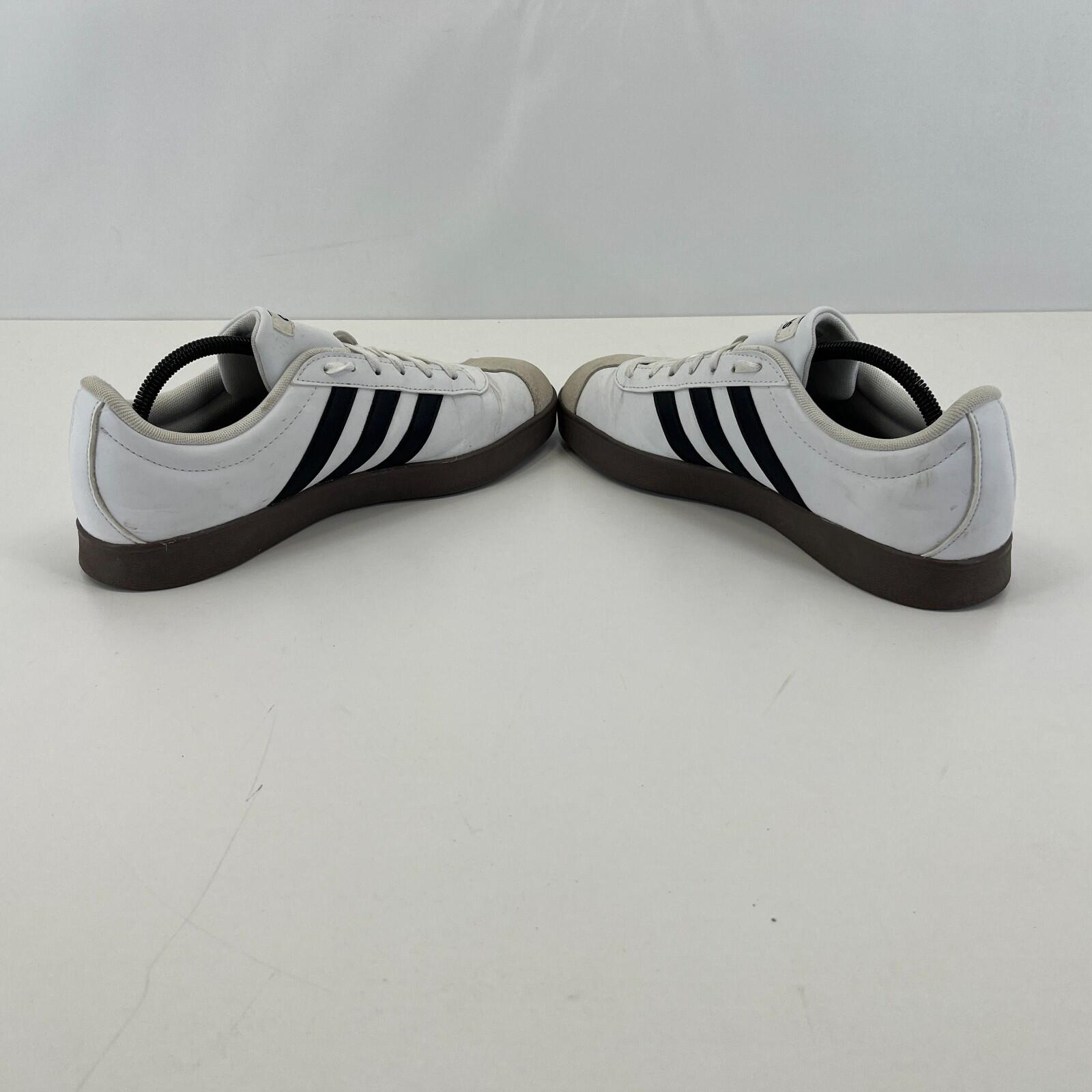 Adidas VL Court Base Men's Trainers Shoes White/Black UK size 9