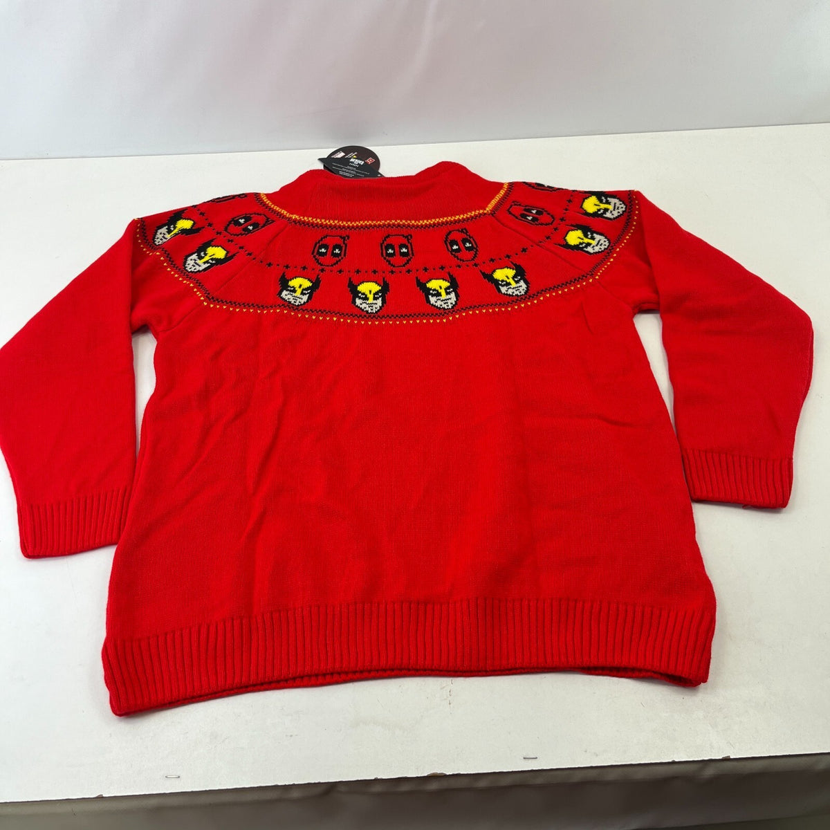 Deadpool & Wolverine Christmas Jumper Size XL Funny Novelty Pullover