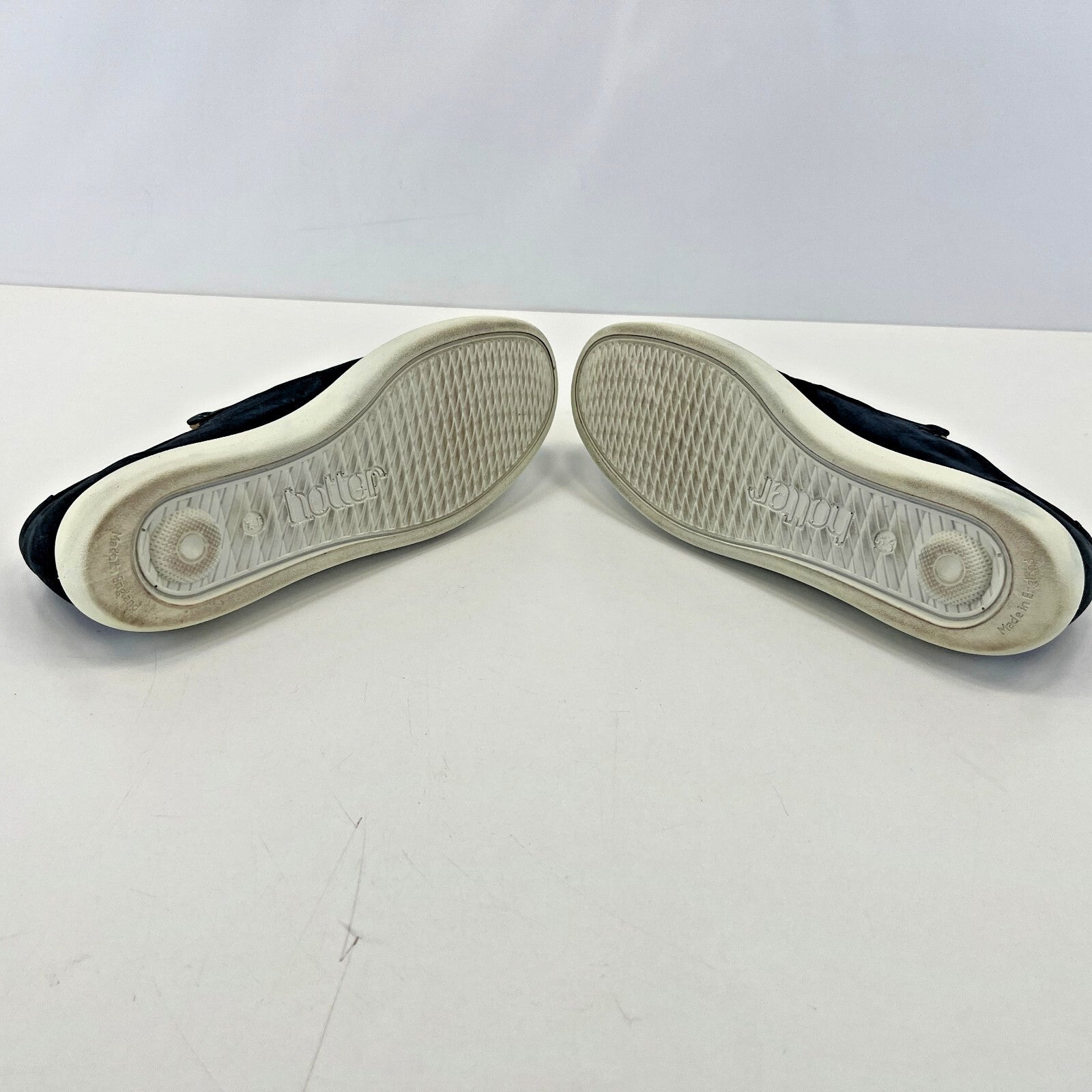 Hotter Daisy Women's Navy Blue Nubuck Perforated Slip On Comfort Shoe UK 5.5 STD