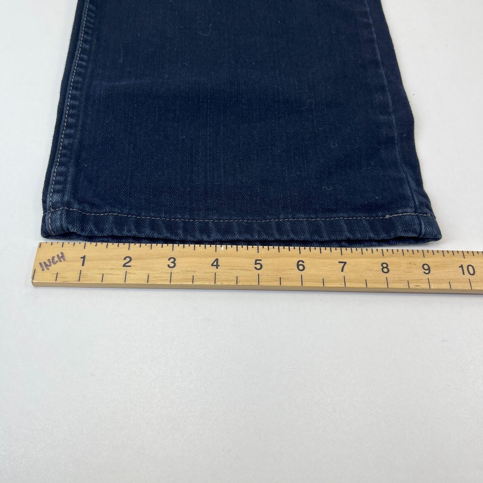 Wrangler Alaska Jeans Men Dark Blue Denim Straight Regular W38" L34"