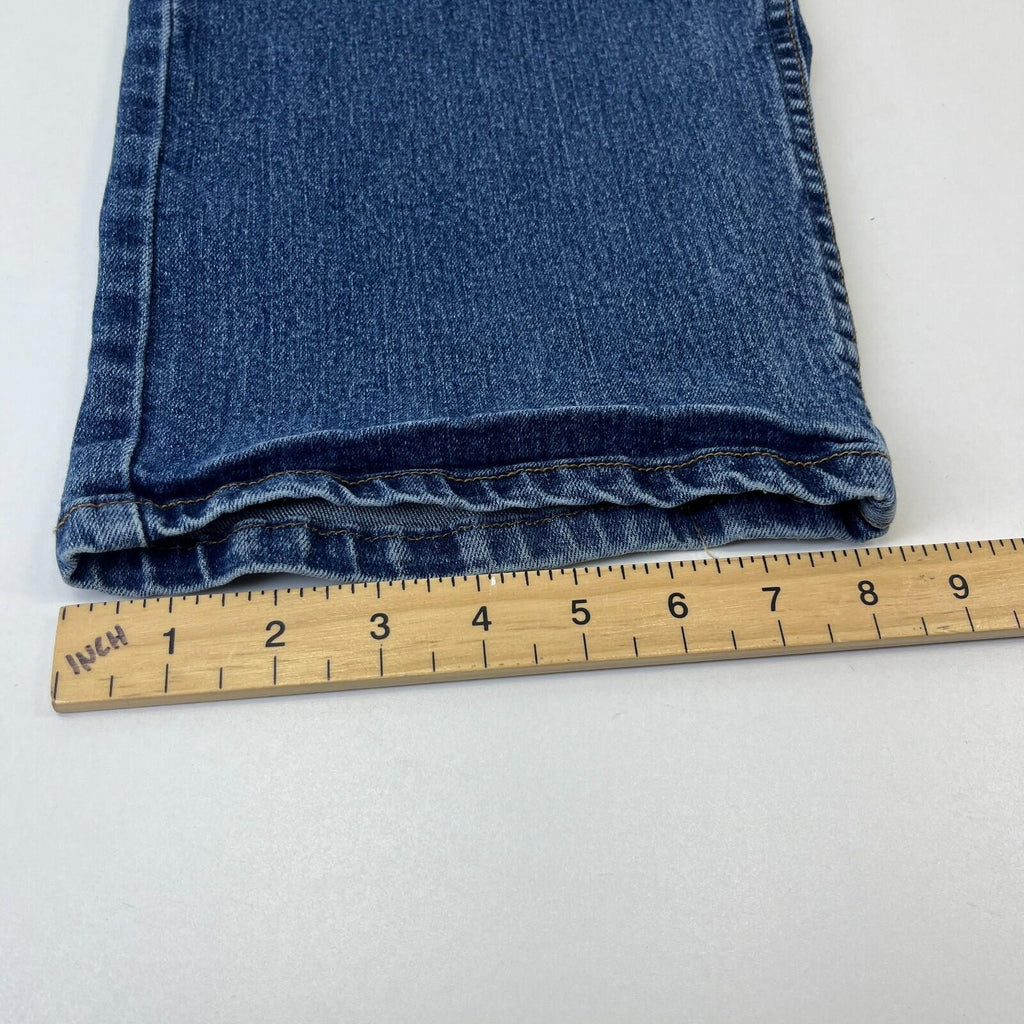 Wrangler Men's Blue Straight Leg Stretch Denim Jeans W42" L30"