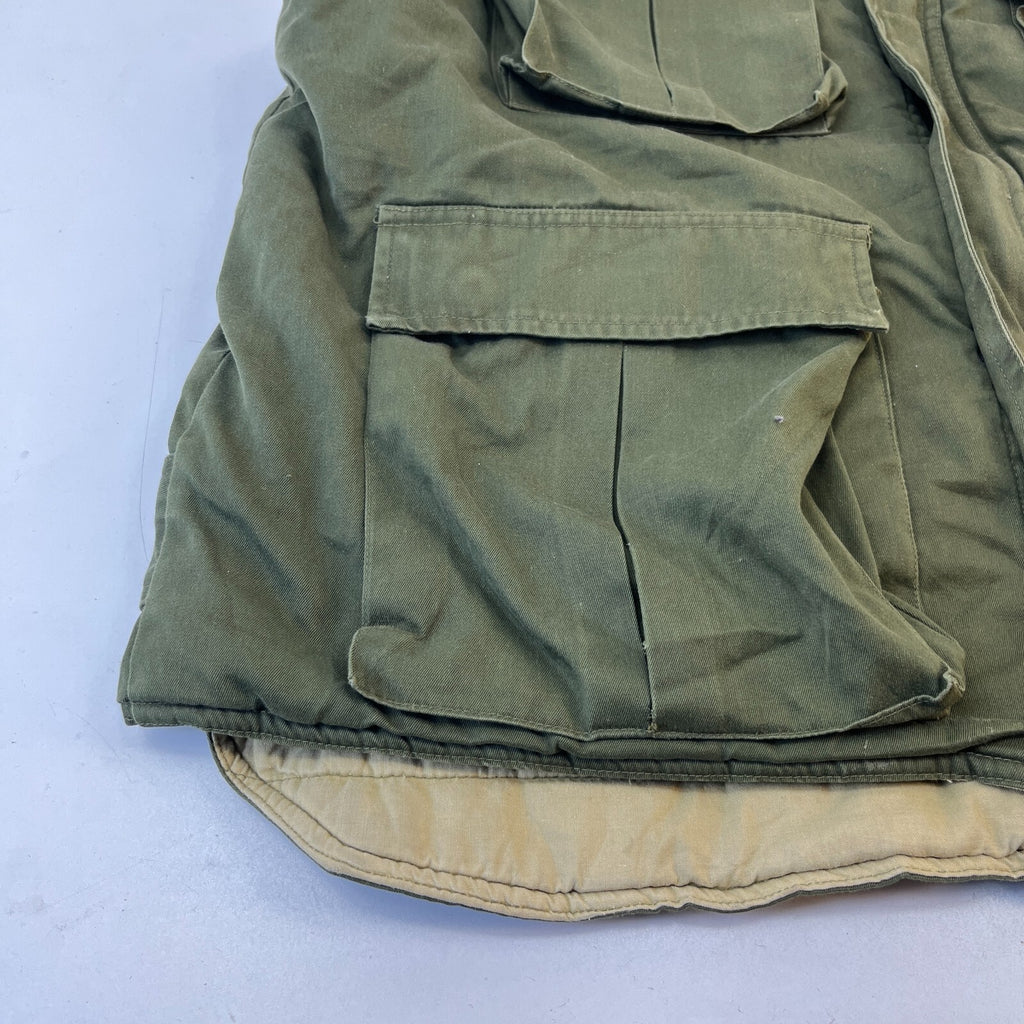Military Army M65 Style Quilted Vest Gilet Bodywarmer size L Hunting Shooting