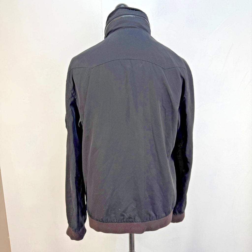 Levis Men's Jacket in Black size Large Waterproof Softshell with Stow Hood
