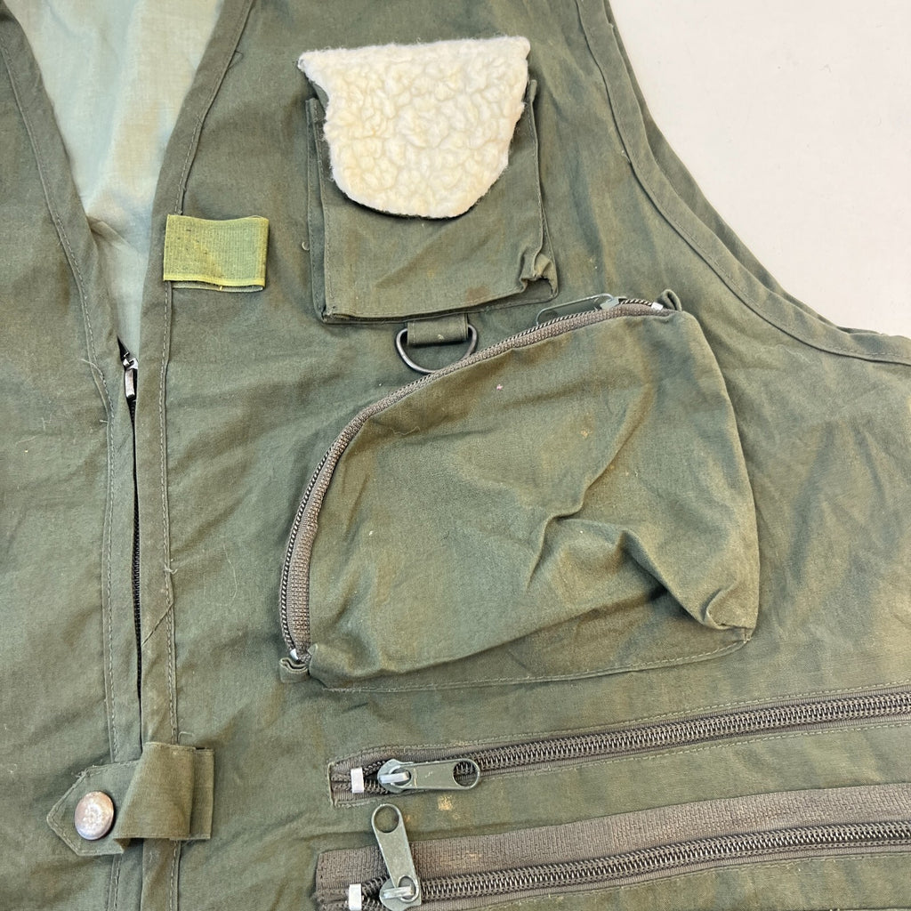 Ayu Hunters Gilet Mens Hunting Shooting Fishing Vest Olive Green size 2XL