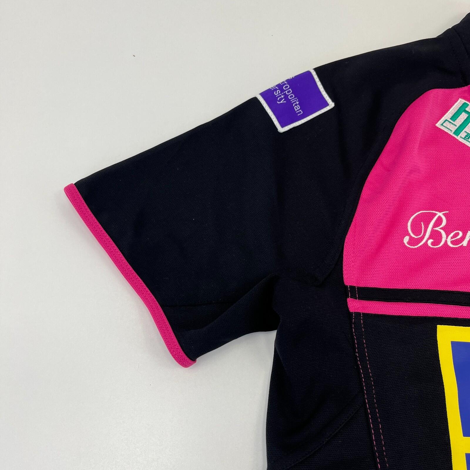Leeds Rhinos Rugby League Shirt 2013 Away Pink Size Large Jersey ISC size M