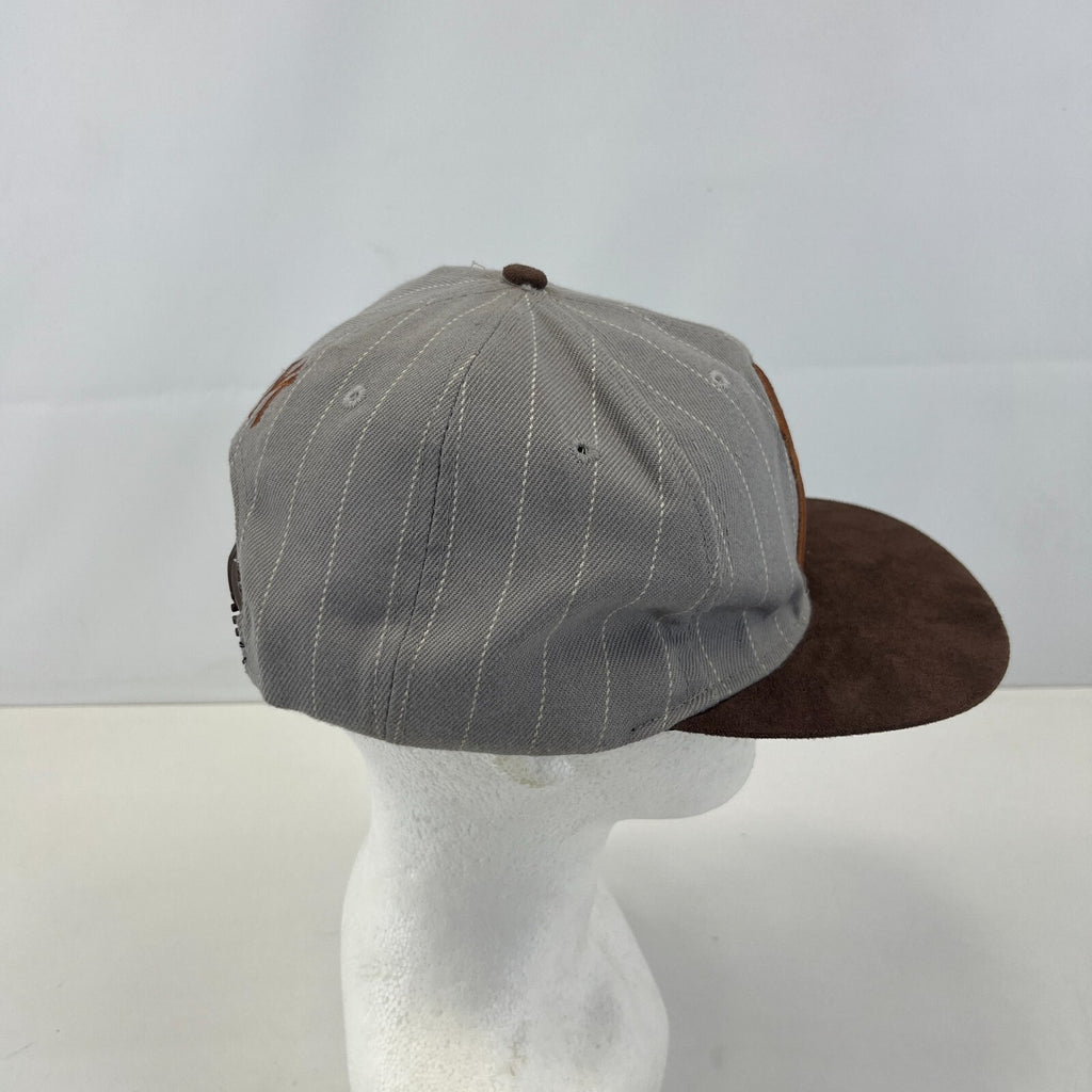 New York Yankees Gray & Brown Baseball Snapback Cap 7 1/4 58cm