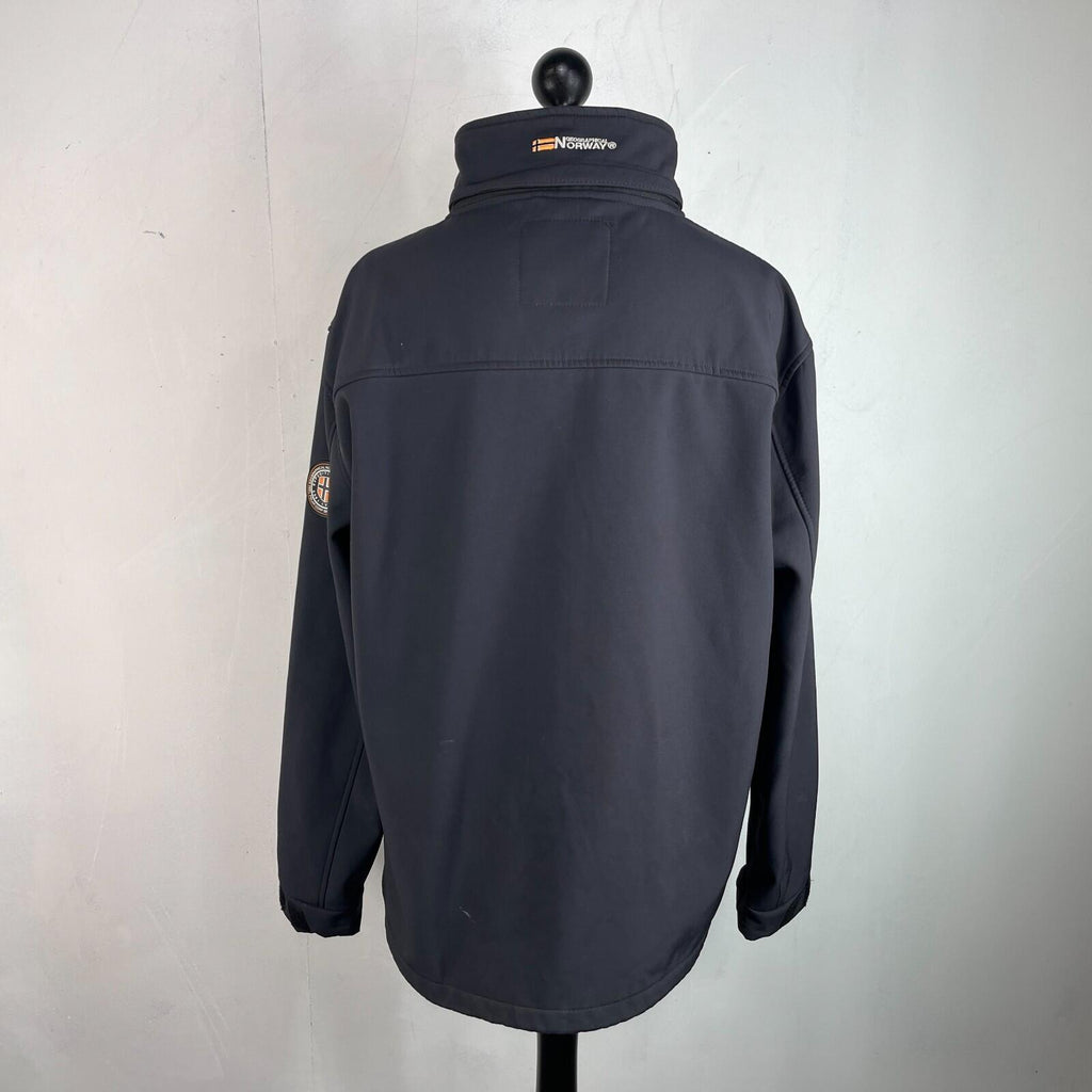 Geographical Norway Men's Softshell Jacket in Black UK size 2XL