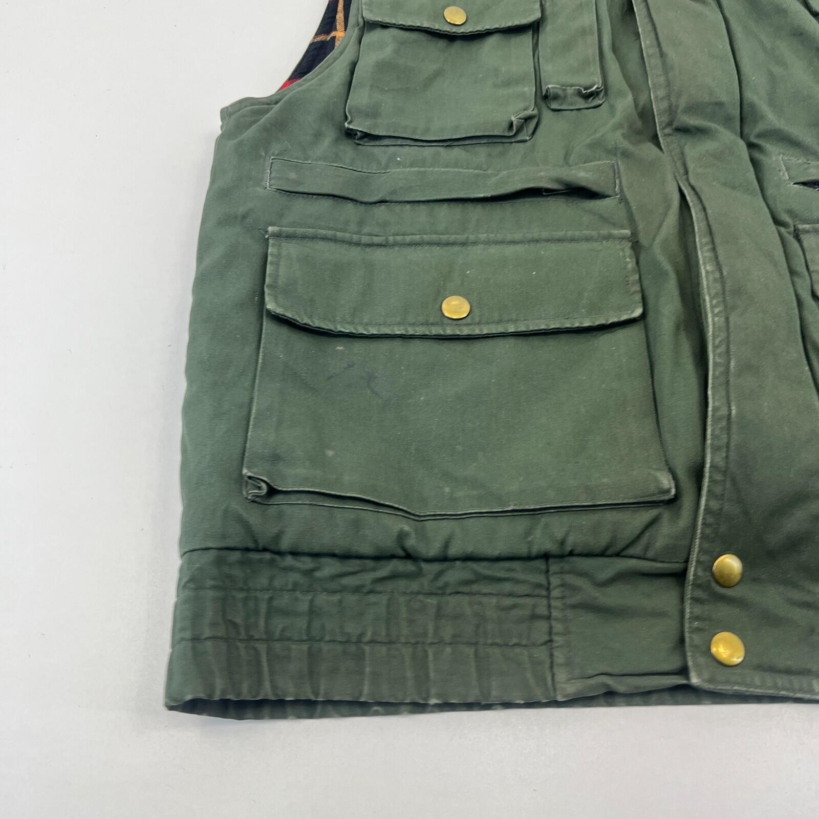 Appalachian Trail Quilted Waistcoat Gilet Vest Green Fishing size S