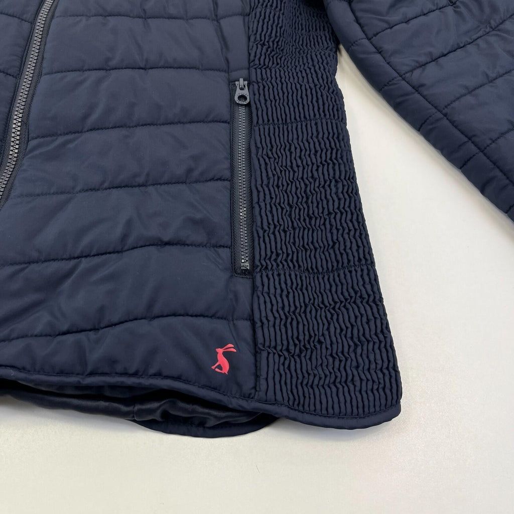 Joules Warm Welcome Collection Quilted Jacket Navy Blue size 18