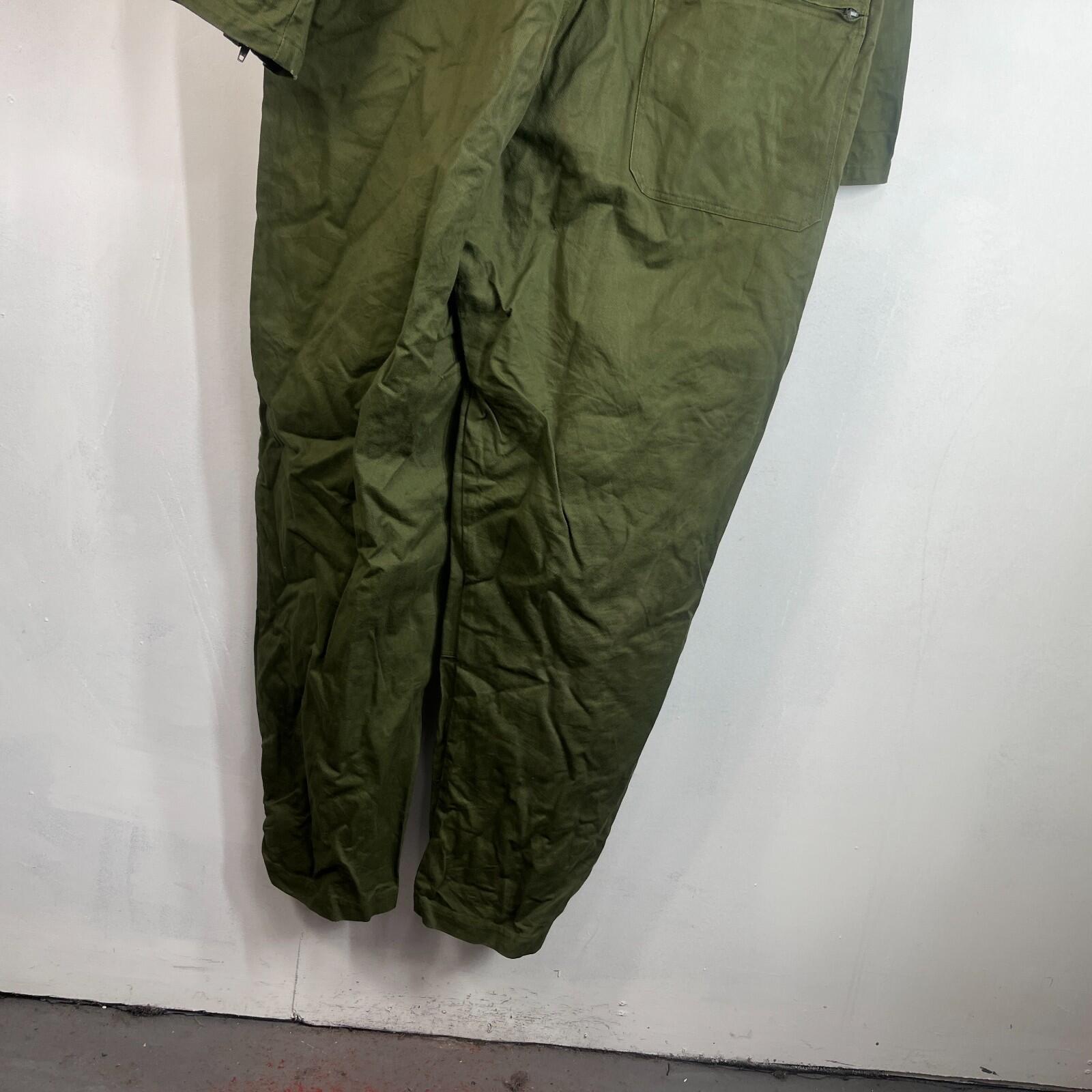 German Military Army Engineers Coveralls Olive Green Boiler Suit EU size 54