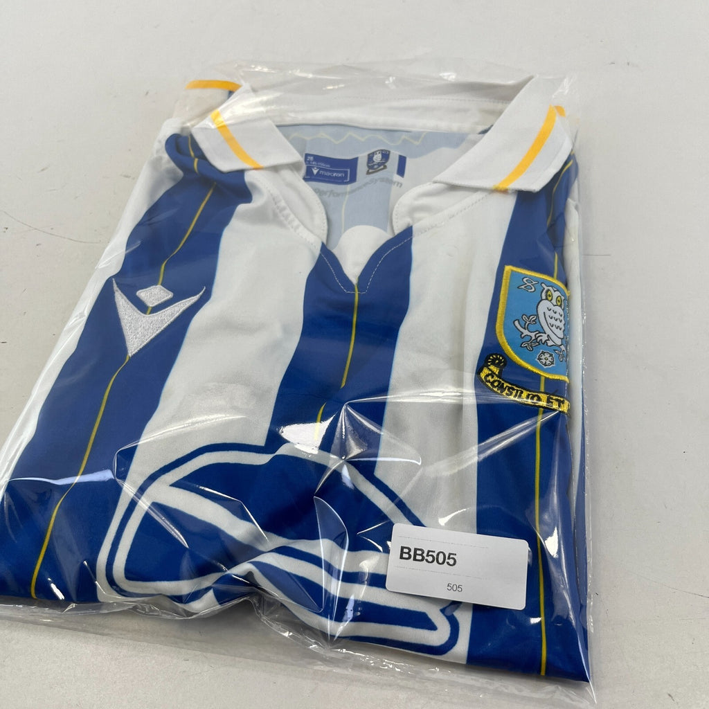 Sheffield Wednesday 23/24 Official Home Shirt Kids 28 (12-13yrs) EyUp