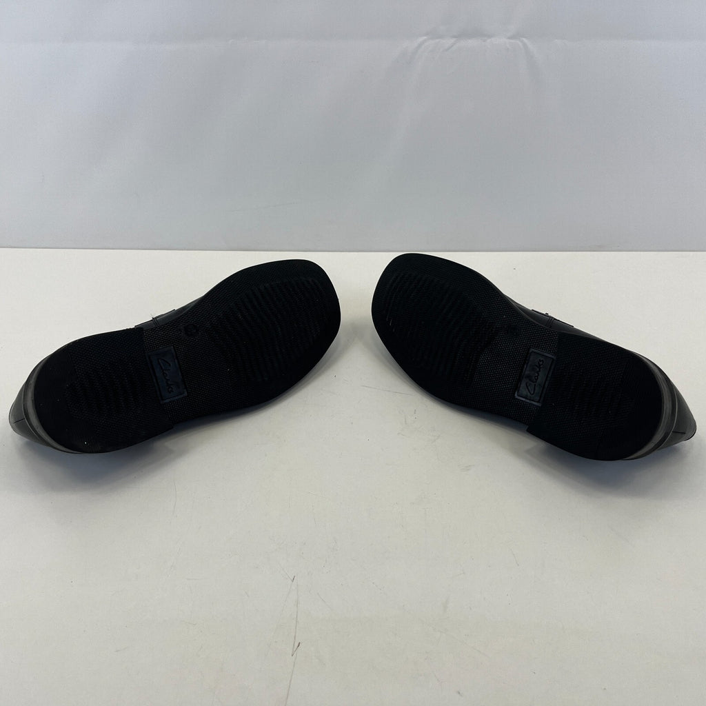 Clarks Men's Slip-On Casual Loafers Black size 8.5 Leather Casual