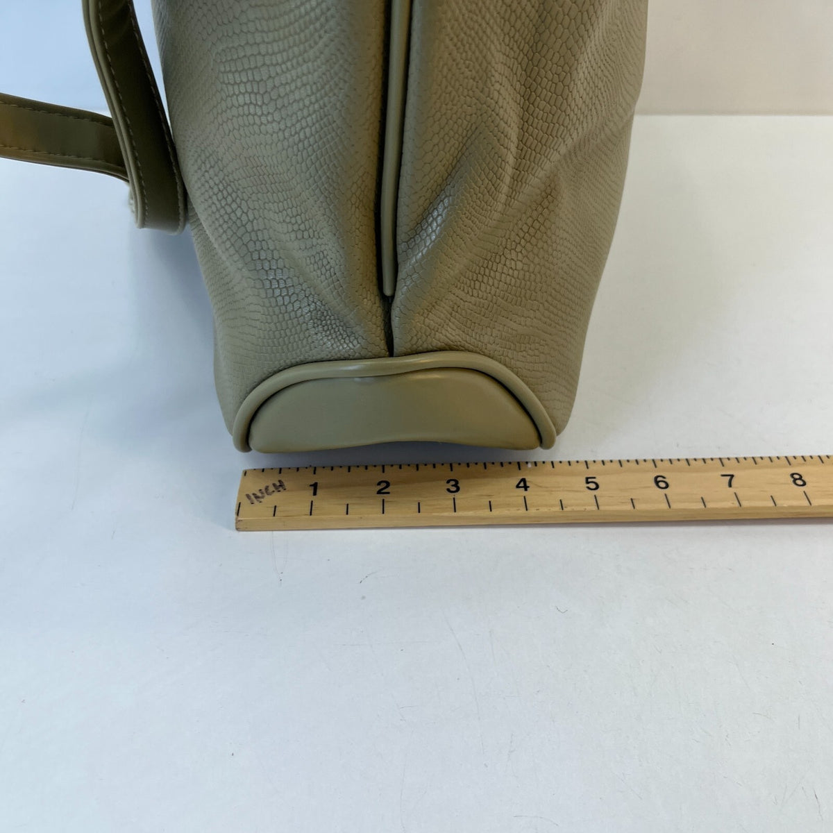 Bulaggi Medium Khaki Green Leather Tote Handbag