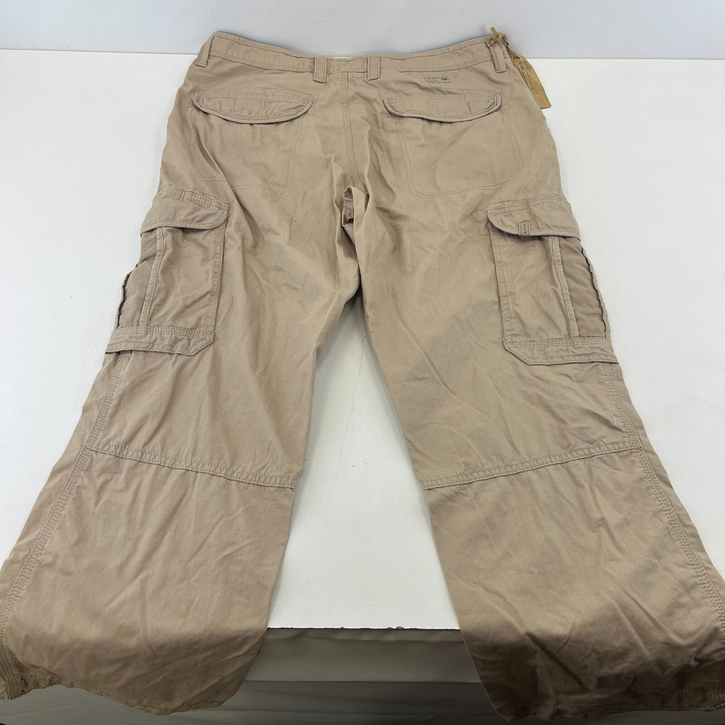 M&S North Coast Men's Beige Cargo Chino Jean Trousers W38" L31" Chinos