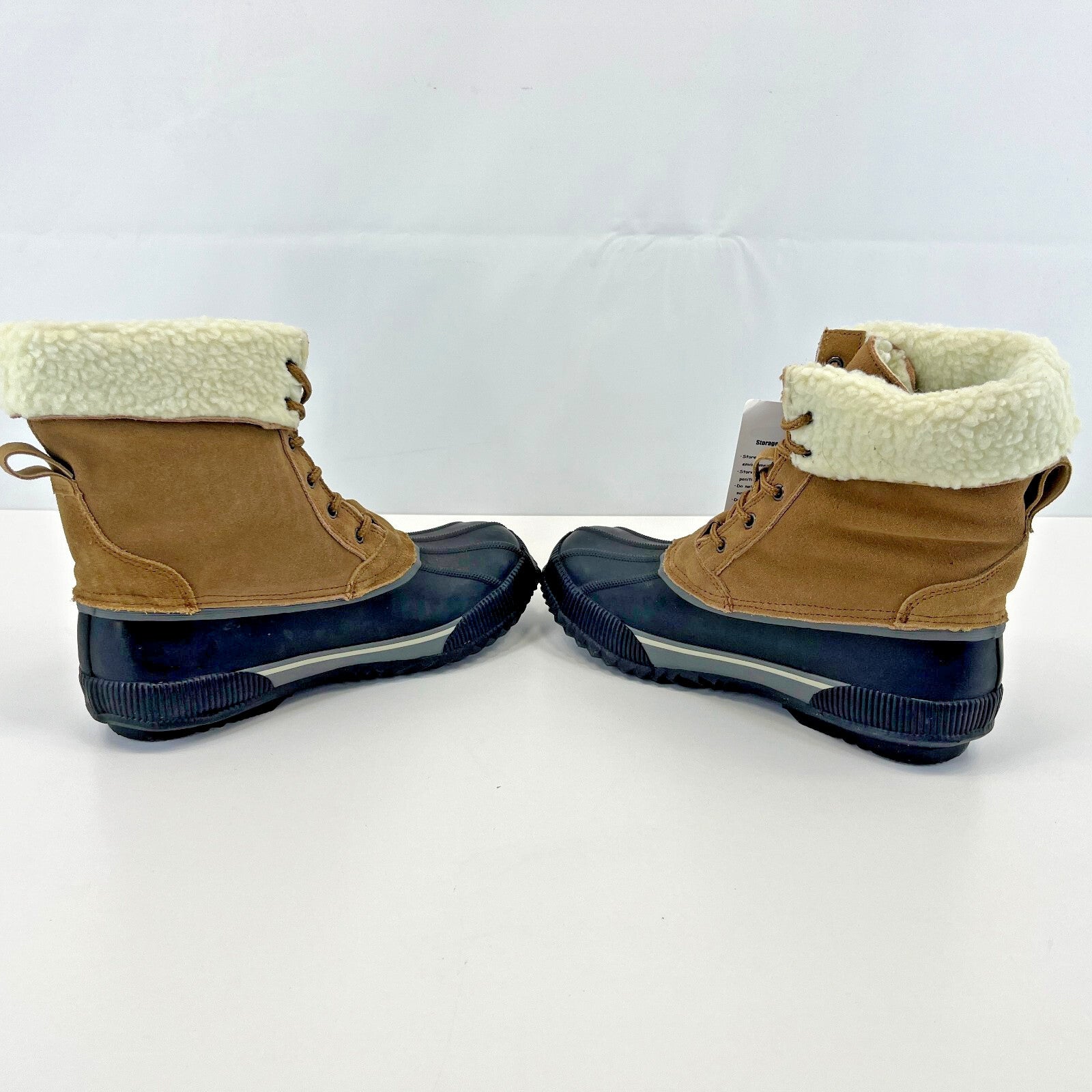 Dirt Boot Waterproof & Suede Boots Fleece Lined Brown/Black UK 9 - EU 43 - New