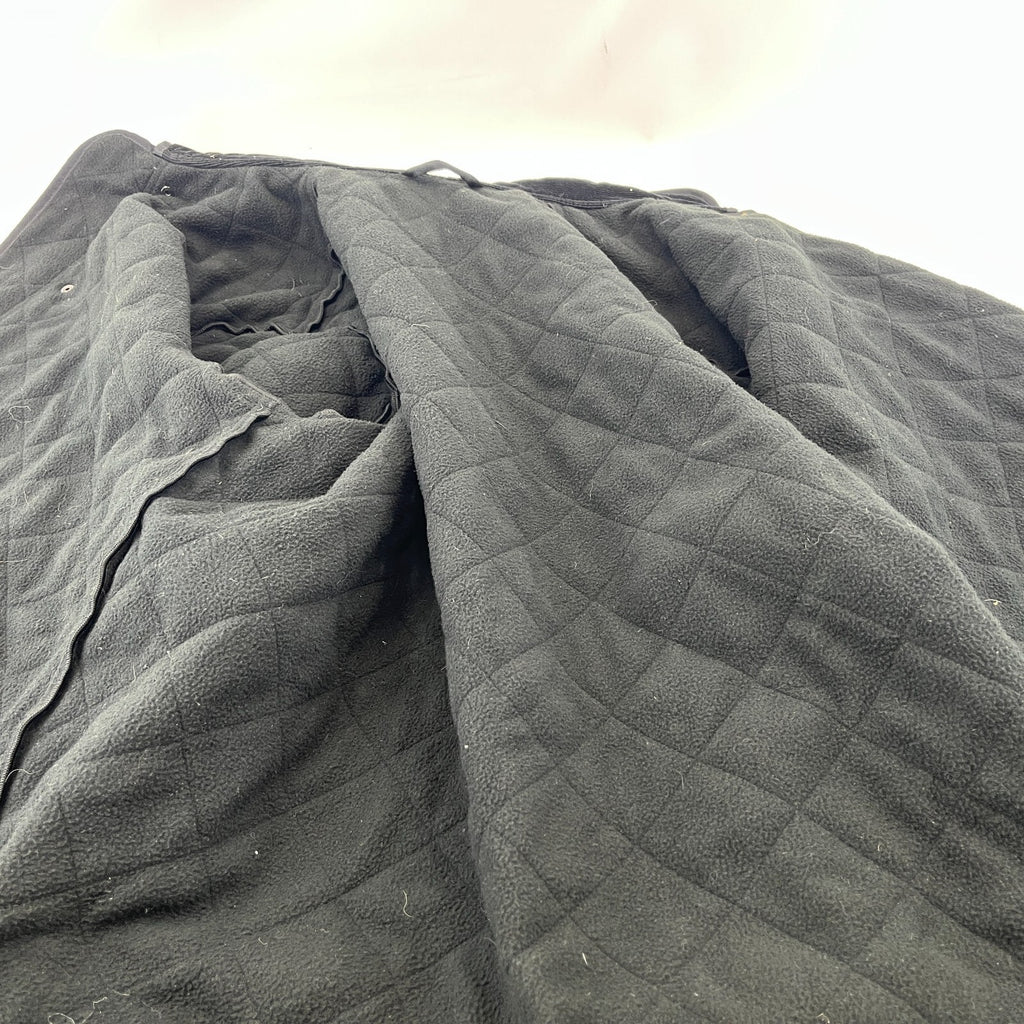 Barbour Duracotton Polarfleece Quilted Jacket in Black size XL