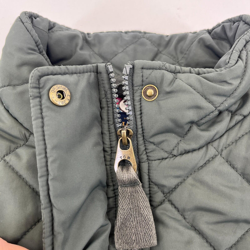 Joules Minx Women's Lightweight Padded Gilet / Body Warmer Dark Green UK size 16
