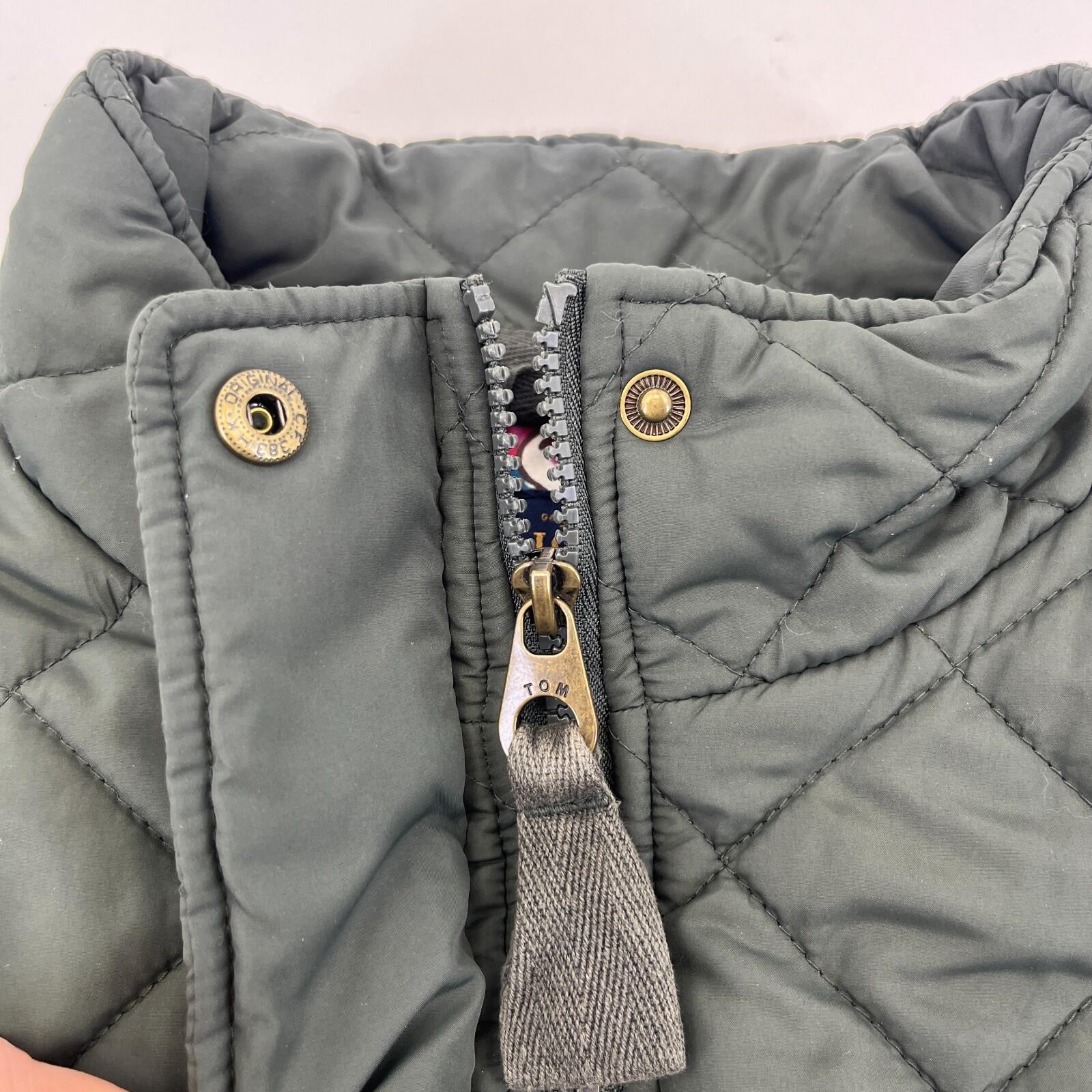 Joules Minx Women's Lightweight Padded Gilet / Body Warmer Dark Green UK size 16