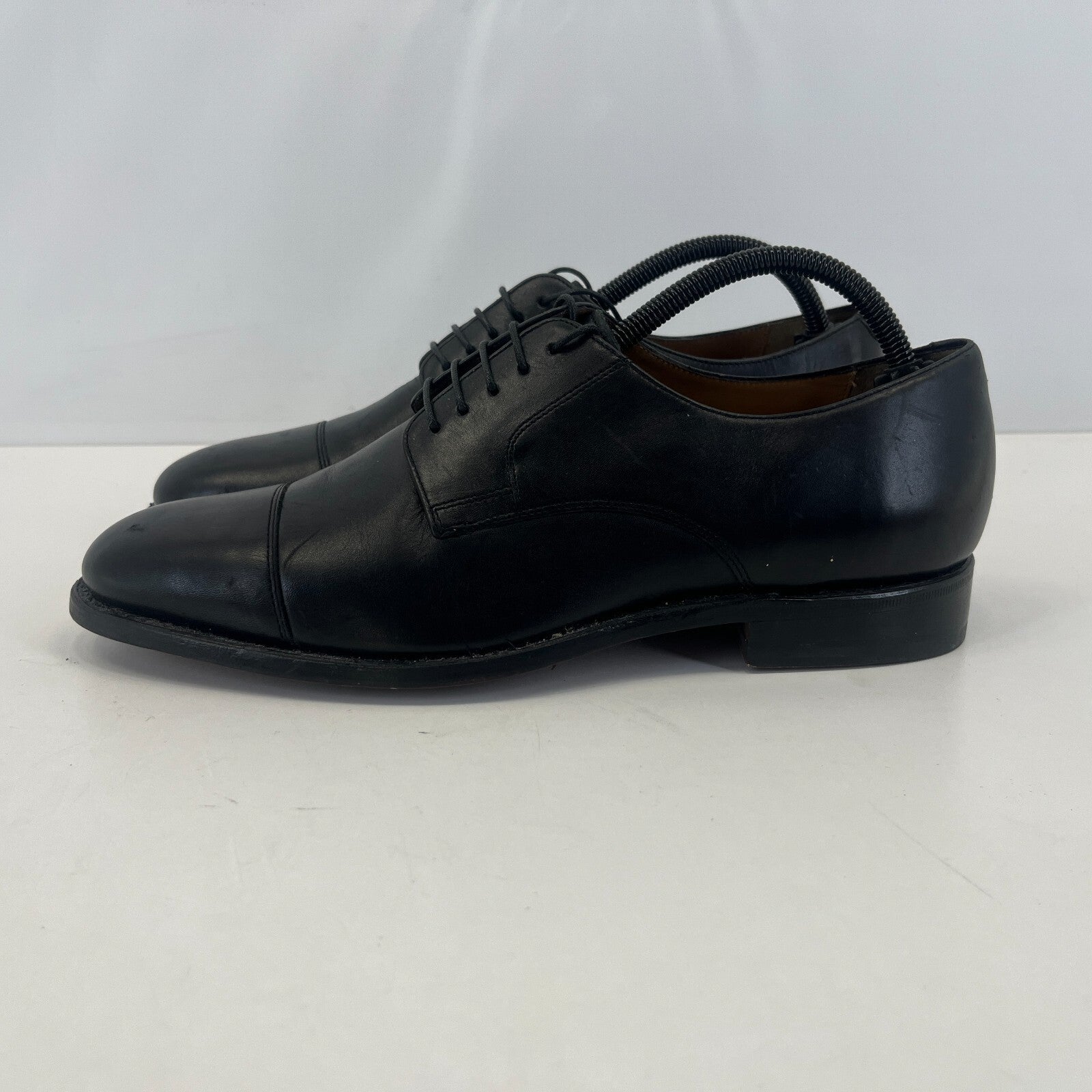 Gordon & Bros Men's Black Leather Oxford Dress Shoes size UK 8 - EU 42