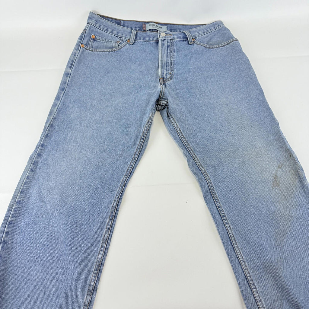 Vintage Levis 505 Jeans Stonewash Straight Blue W36" L29" Red Tab Denim