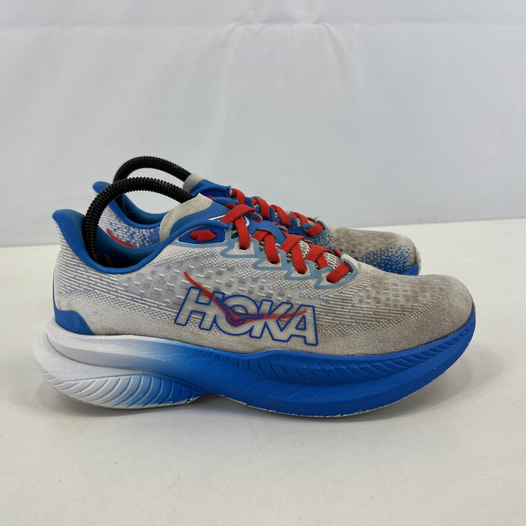 Hoka Mach 6 Running Trainers Blue/White Women's size UK 5.5 EU 38 2/3