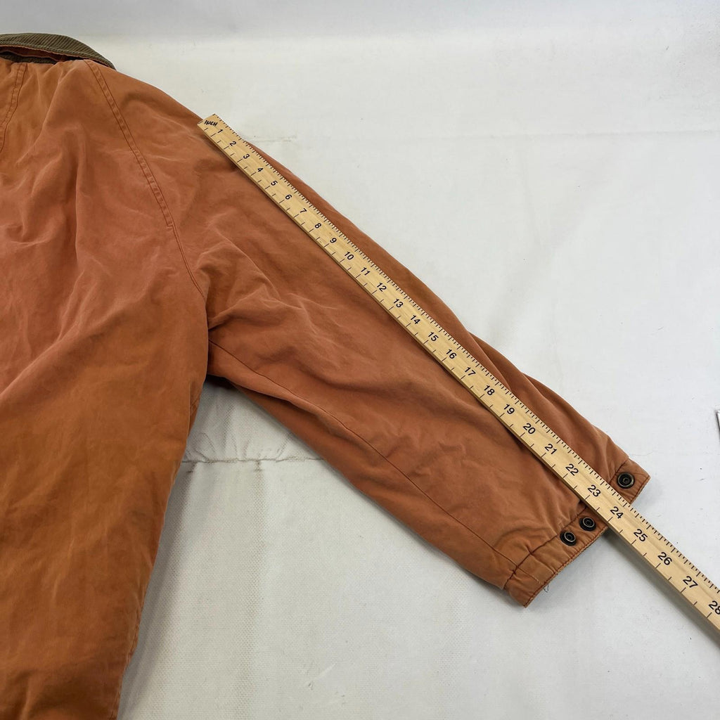 Burberry’s Distressed Look Country Jacket size XL in Orange - Corduroy Collar