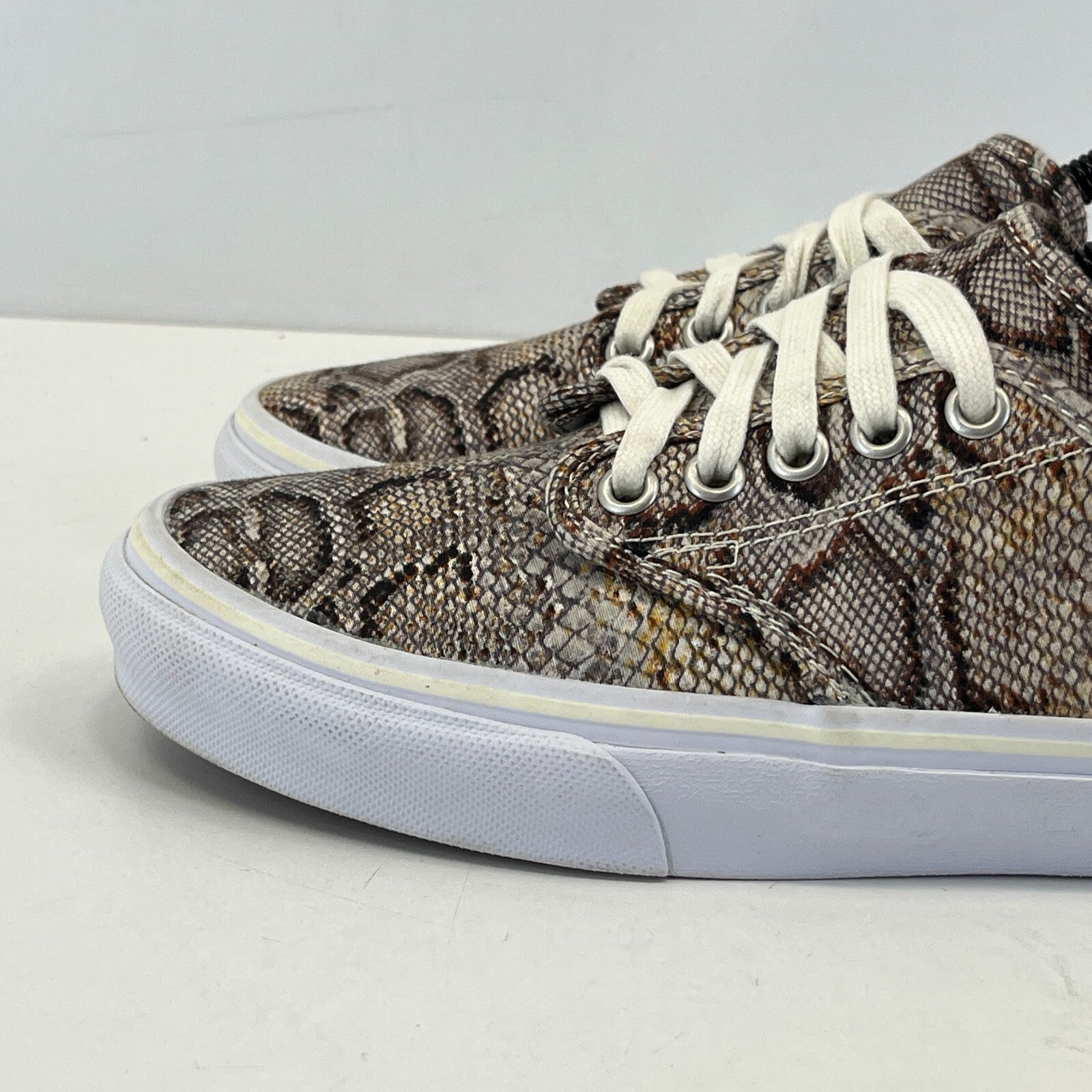 Vans Off The Wall Classic Snake Print Shoes size UK 4 EU 36.5