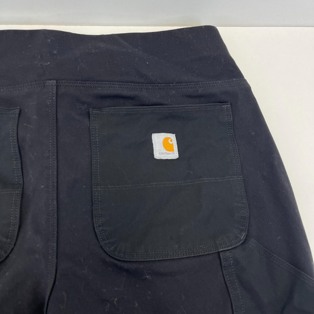 Carhartt Womens Black Regular Fit Fitted Trousers size M (8-10)
