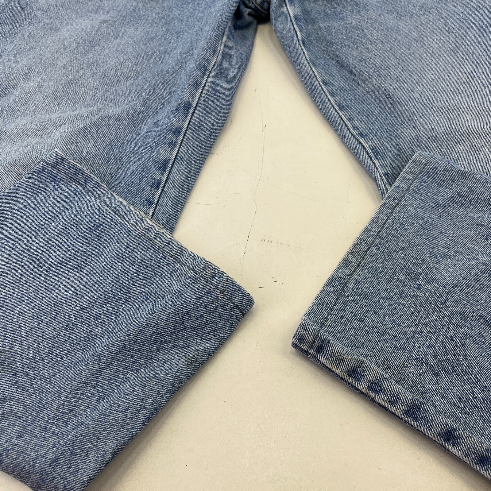 Wrangler Men's Blue Regular Fit Straight Leg Denim Jeans W40" L29"