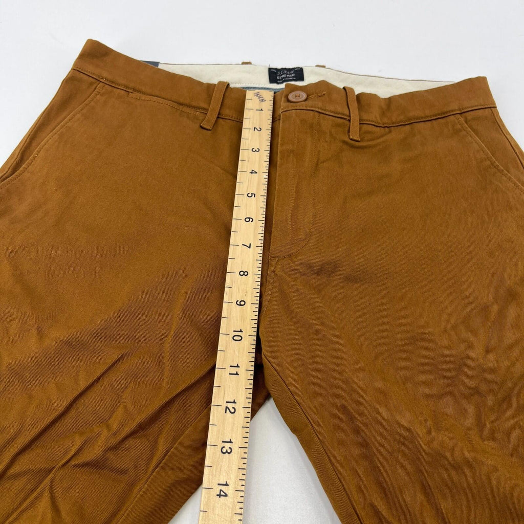 J Crew 484 Slim Fit Stretch Chino Trousers Sandy Brown W32" L30" New with Tags