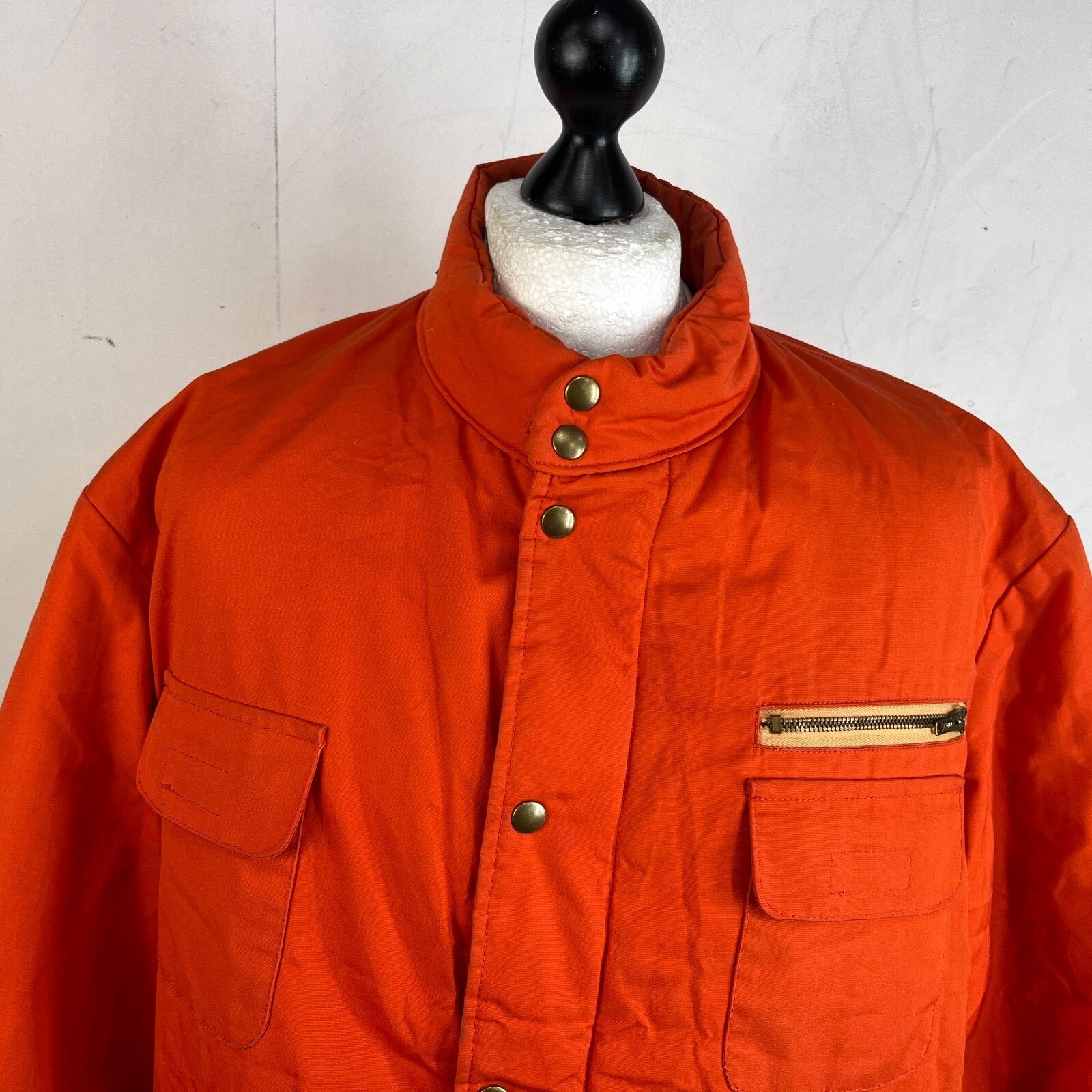 Vintage Zero King Arctic Fleece Insulated Chore Jacket Mens size 44 Made in USA