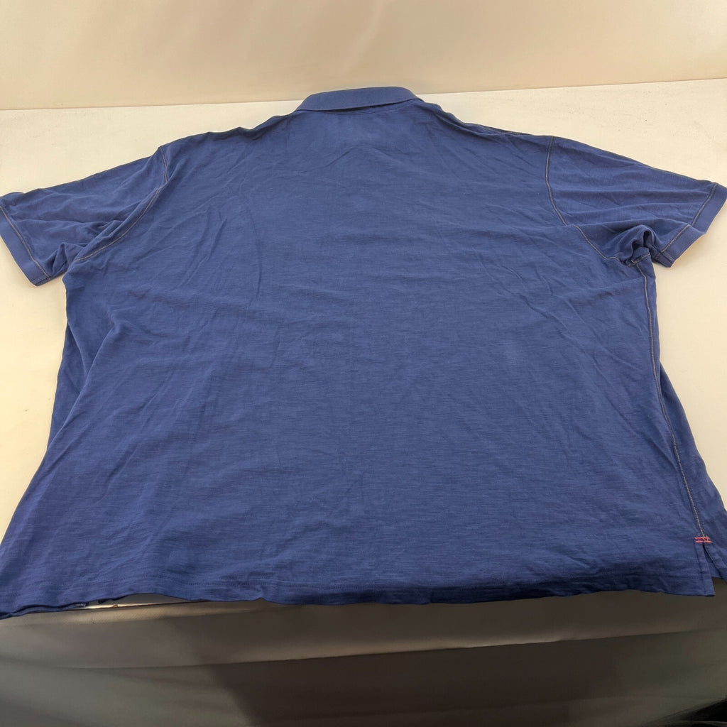 Baileys Men's Navy Blue Polo Shirt with Pocket size 5XL