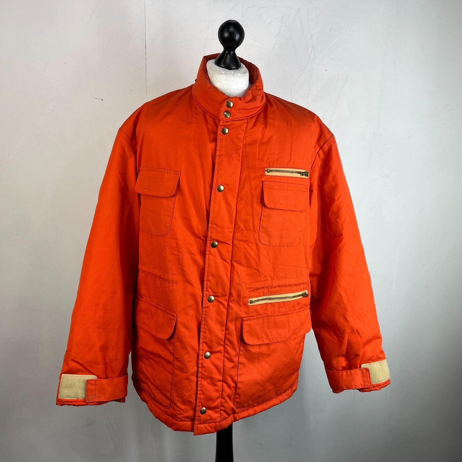 Vintage Zero King Arctic Fleece Insulated Chore Jacket Mens size 44 Made in USA