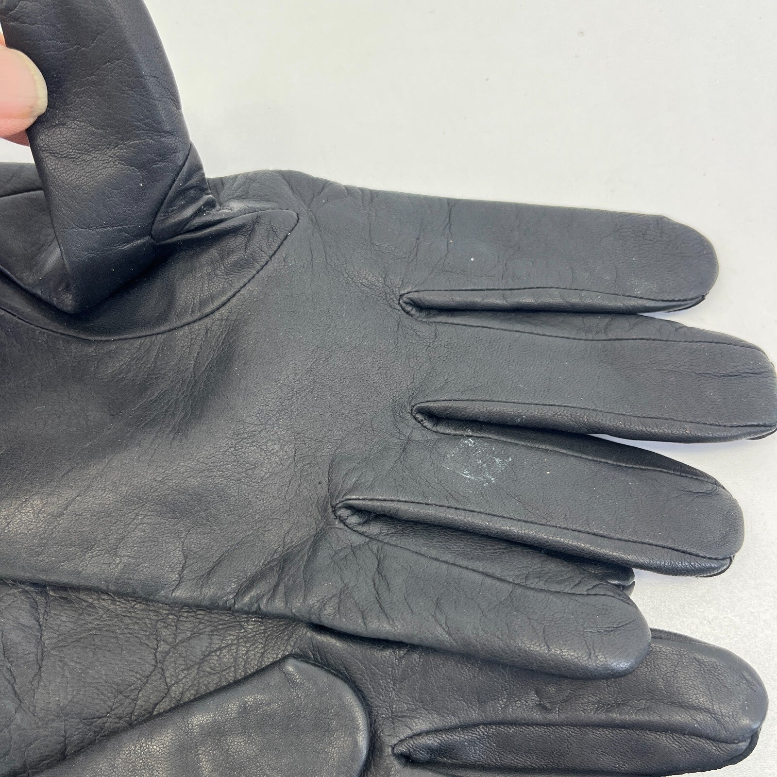 Genuine Black Leather Combat GS Patrol Gloves size 9 British Army Military
