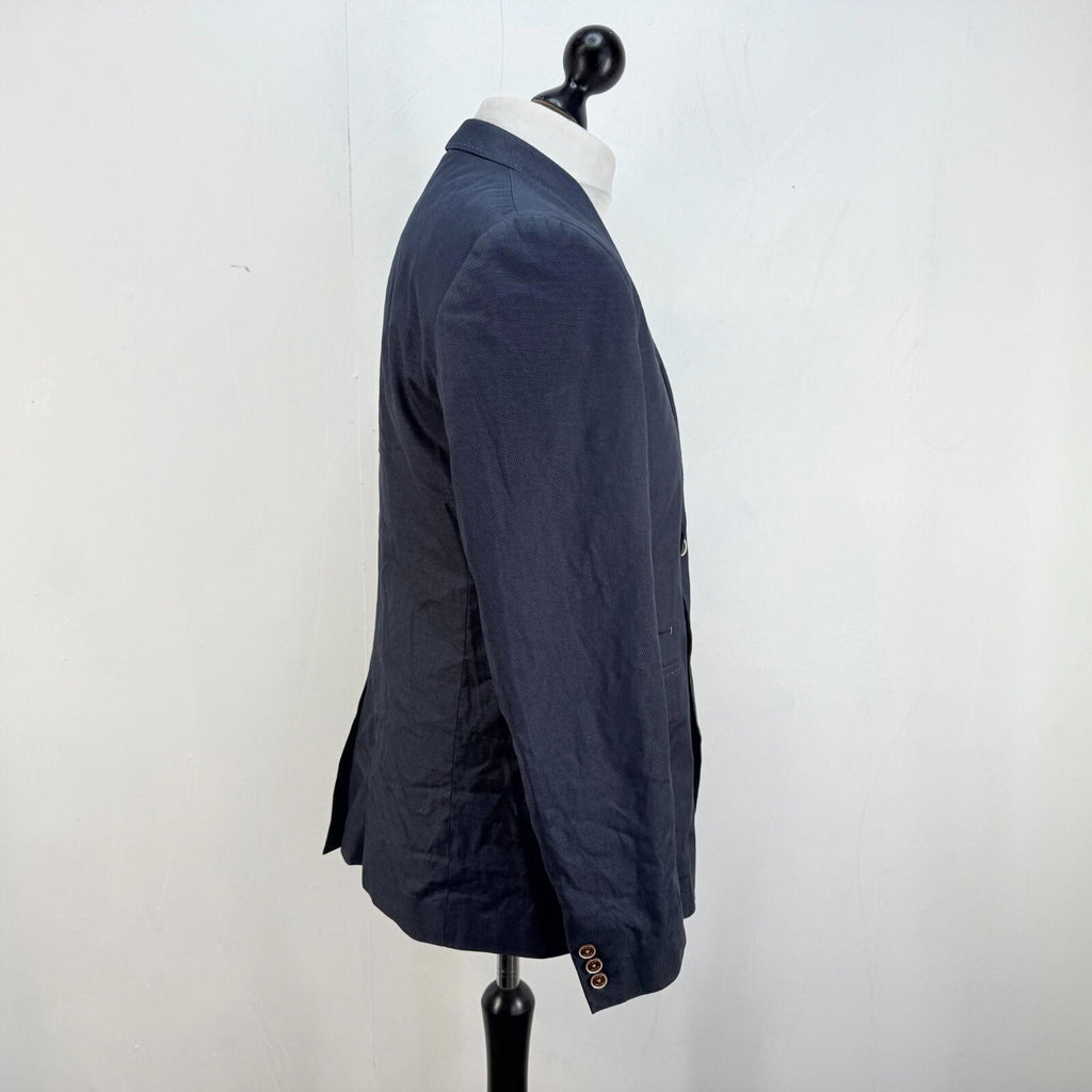 Ted Baker Blazer Jacket Men's size Ted 5 (UK Medium) Mid Blue Single Breasted Sport Country