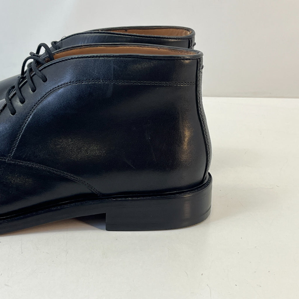 Marks and Spencer Sartorial Black Leather Smart Luxury Boots UK 9 RRP £120 - New