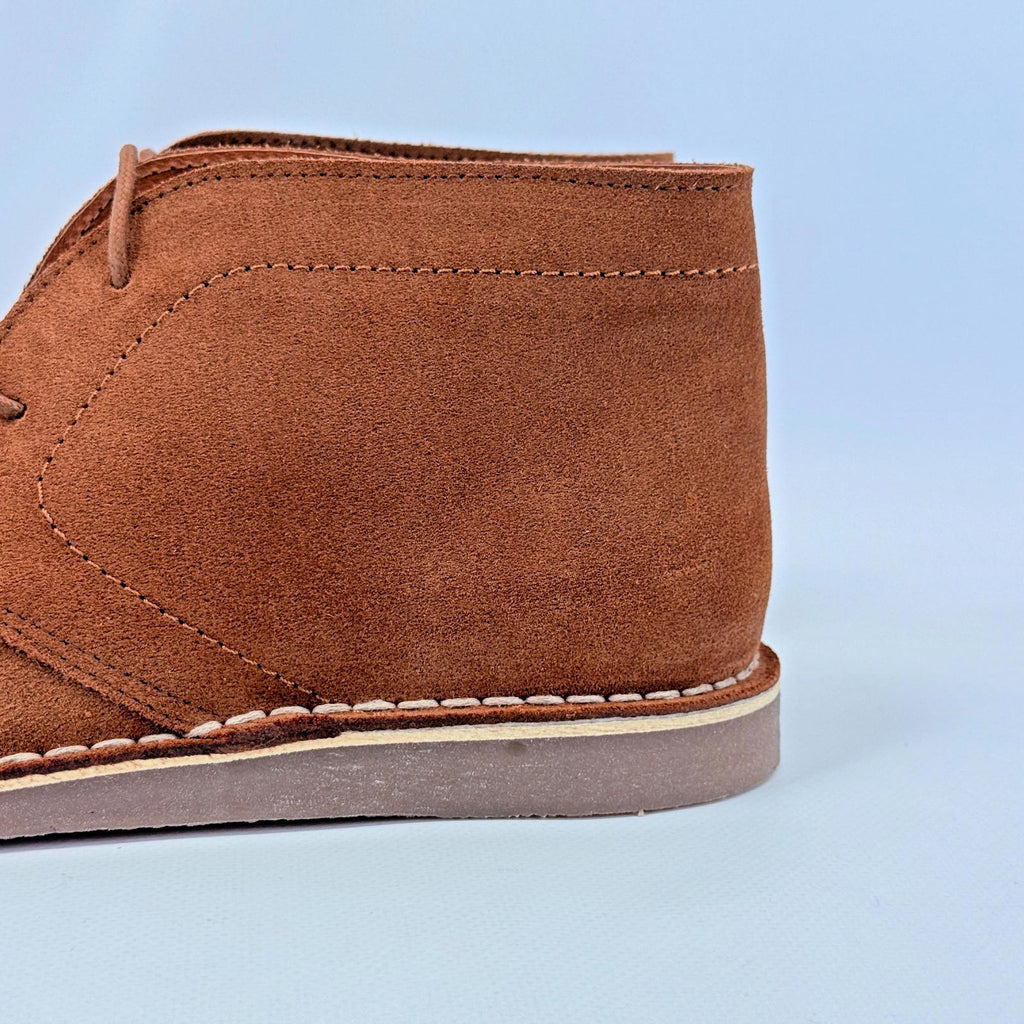 Delicious Junction Crowley Suede Desert Boots in Ginger Brown size UK 9 EU 43
