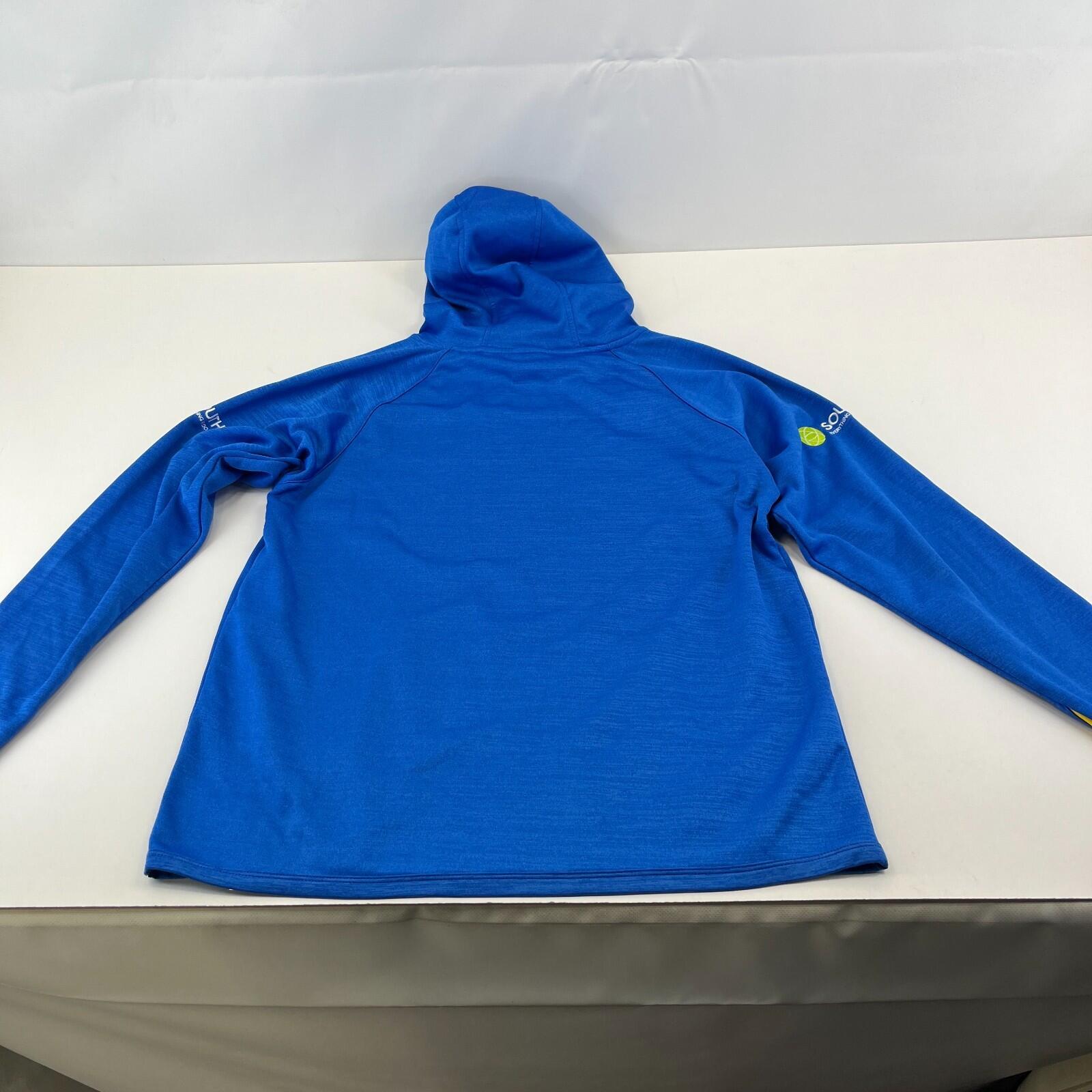 Leeds Rhinos Rugby League Oxen Hoodie Blue size Medium Blue Yellow