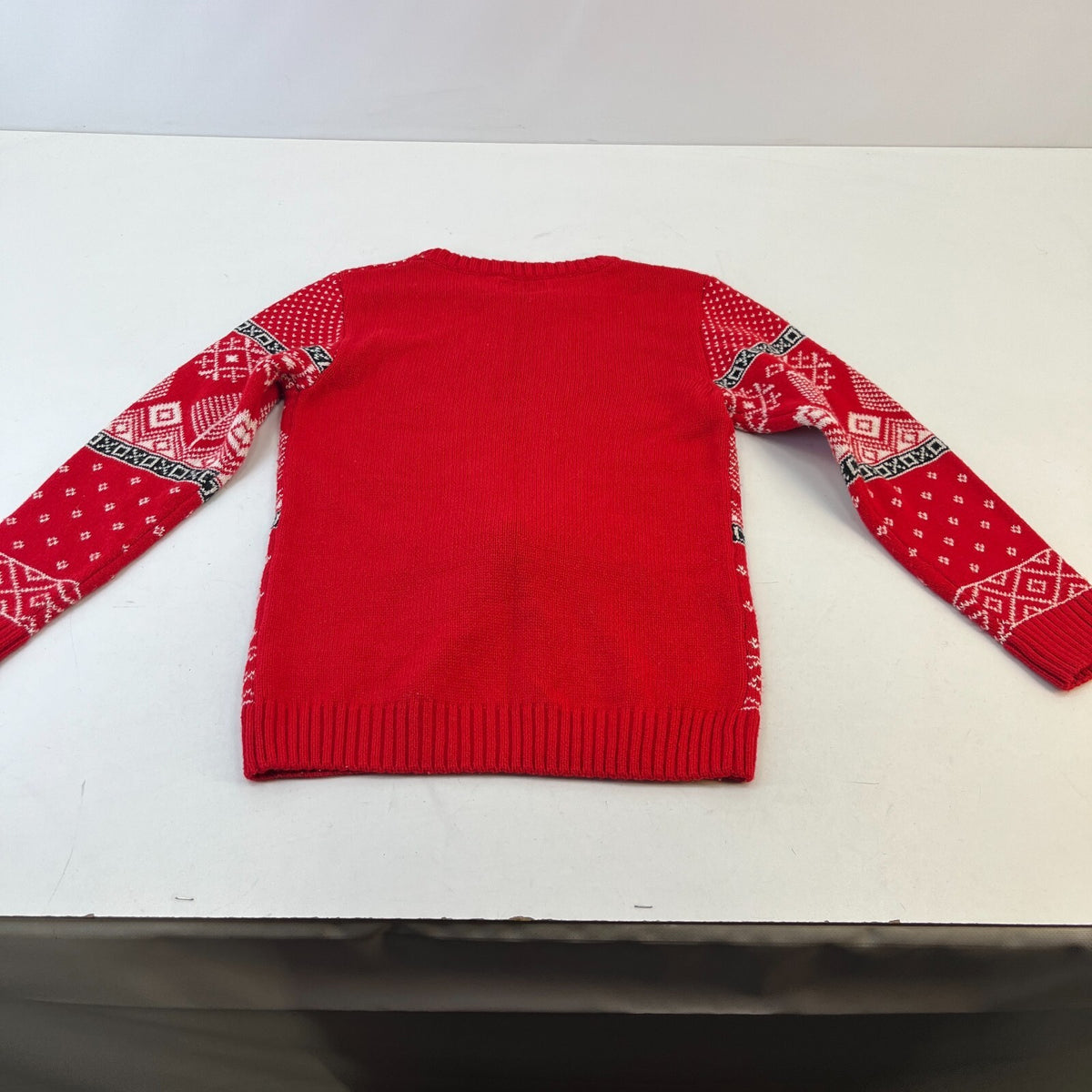 Next Kids Rudolph Christmas Fair Isle Knit Jumper Red Kids size 10 years