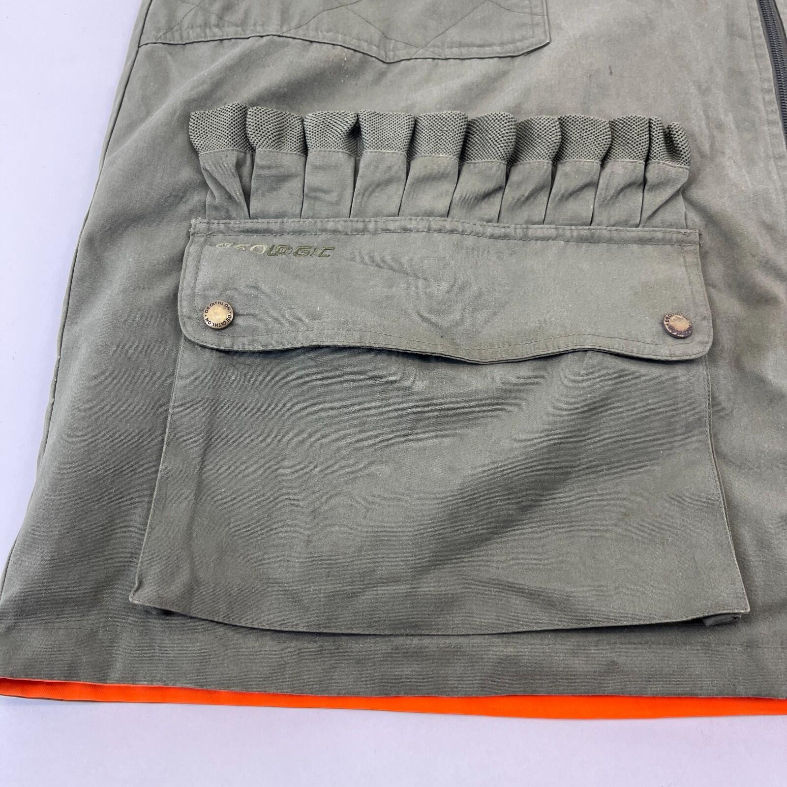 Geo Logic Men's Reversible Green/Orange Shooting Vest Gilet Body Warmer size 3XL