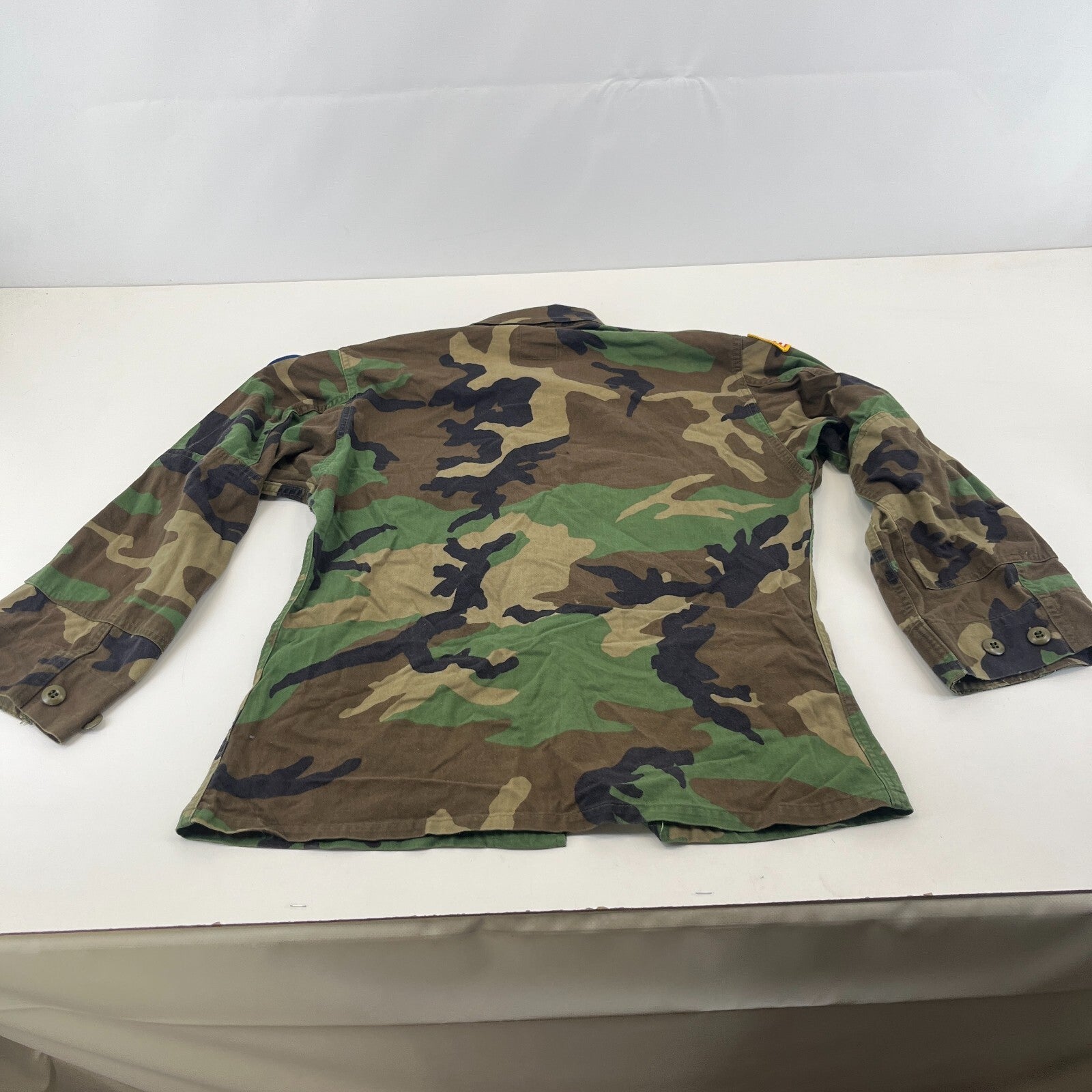 Original US Civil Air Patrol Uniform Jacket with Badges Camo Green Small X-Short