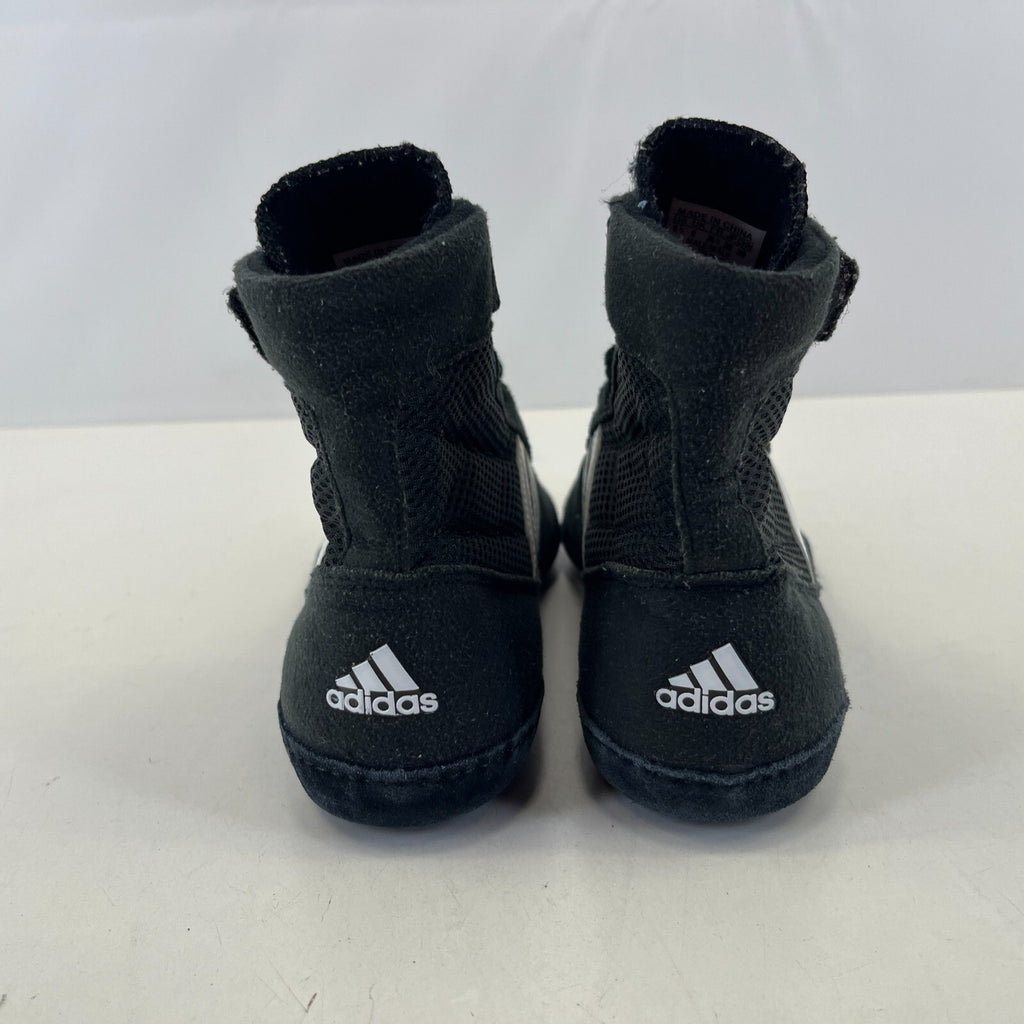 adidas Combat Speed 4 Wrestling Trainers Shoes Black & White size UK 6 EU 39 1/3