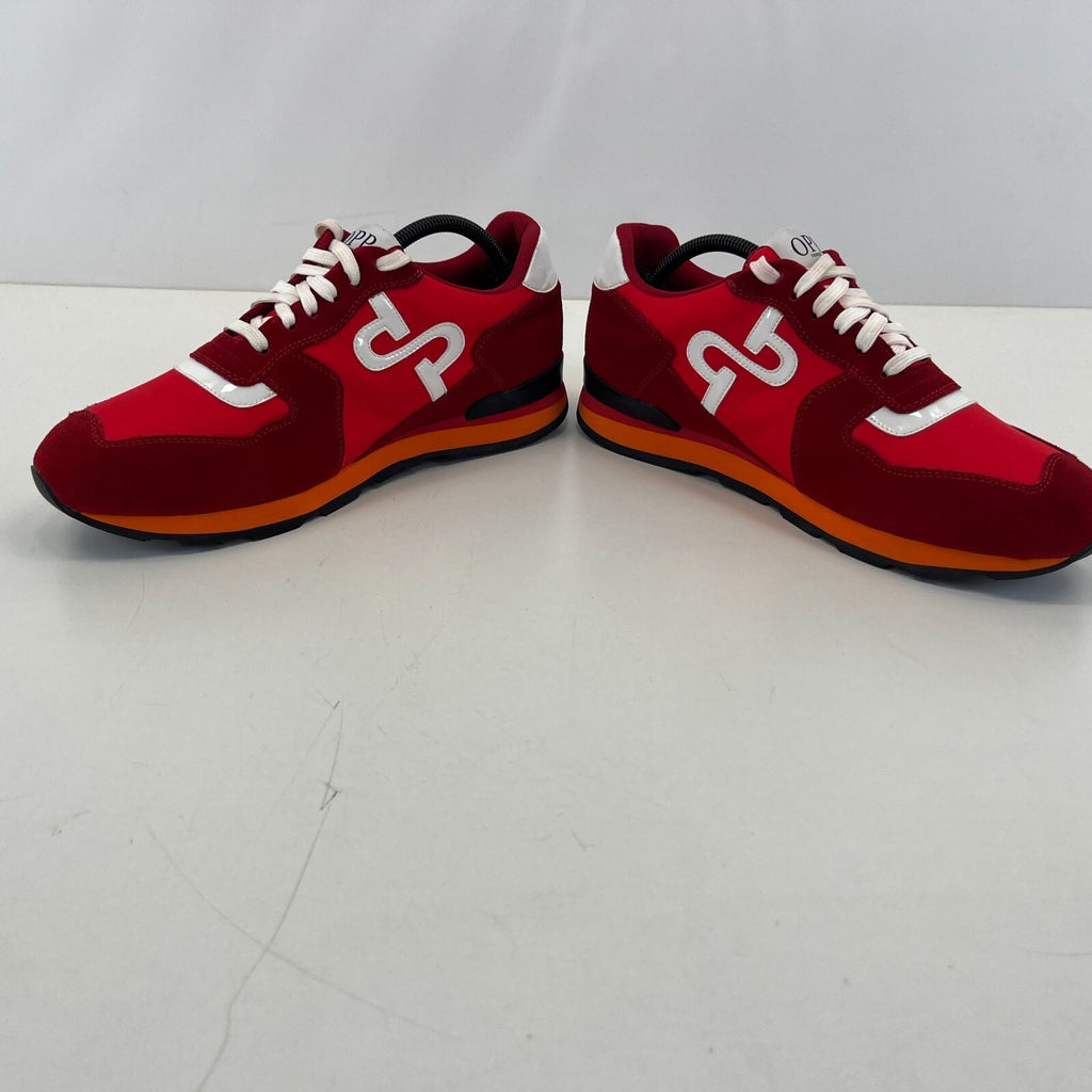 OPP France Men's Trainers in Red UK size 8.5 - Near Mint