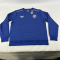 Official Glasgow Rangers FC Blue Match Day Sweatshirt Pullover Ladies size 14