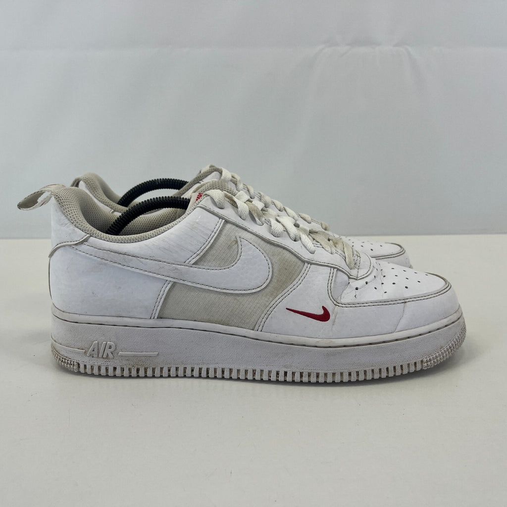 Nike Air Force 1 Low White Red AF1 size UK 9 EU 44