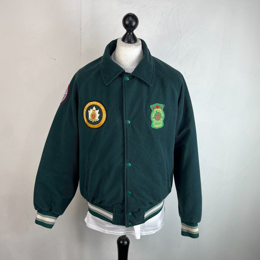 Canada Sportswear Varsity Jacket w/ Queen's Own Rifles & Korea Veteran Badge 2XL