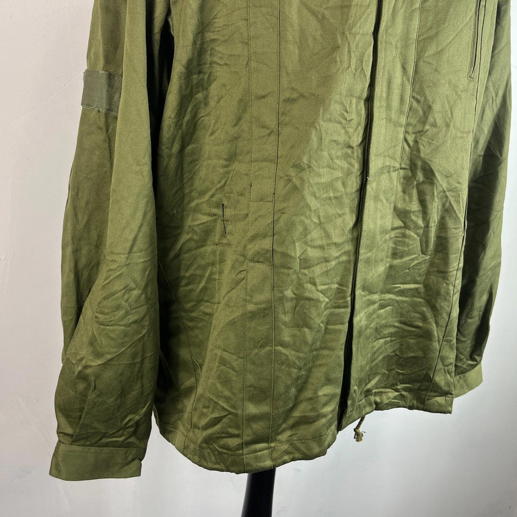Vtg Norskin 80's German Polizei Denim Work Jacket Chore Coat OG Green Size EU 56